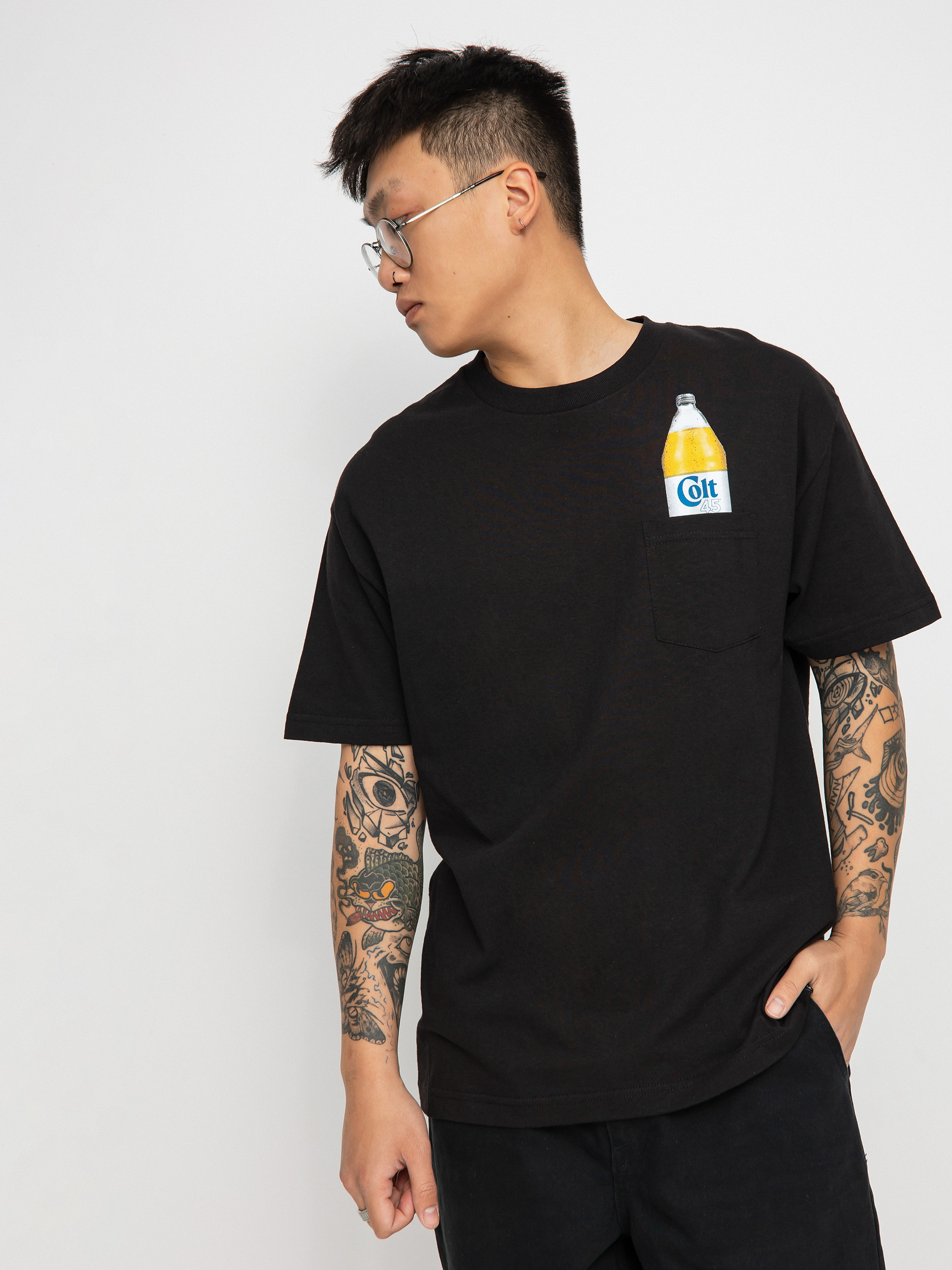 Etnies Colt 45 Pocket póló (black)