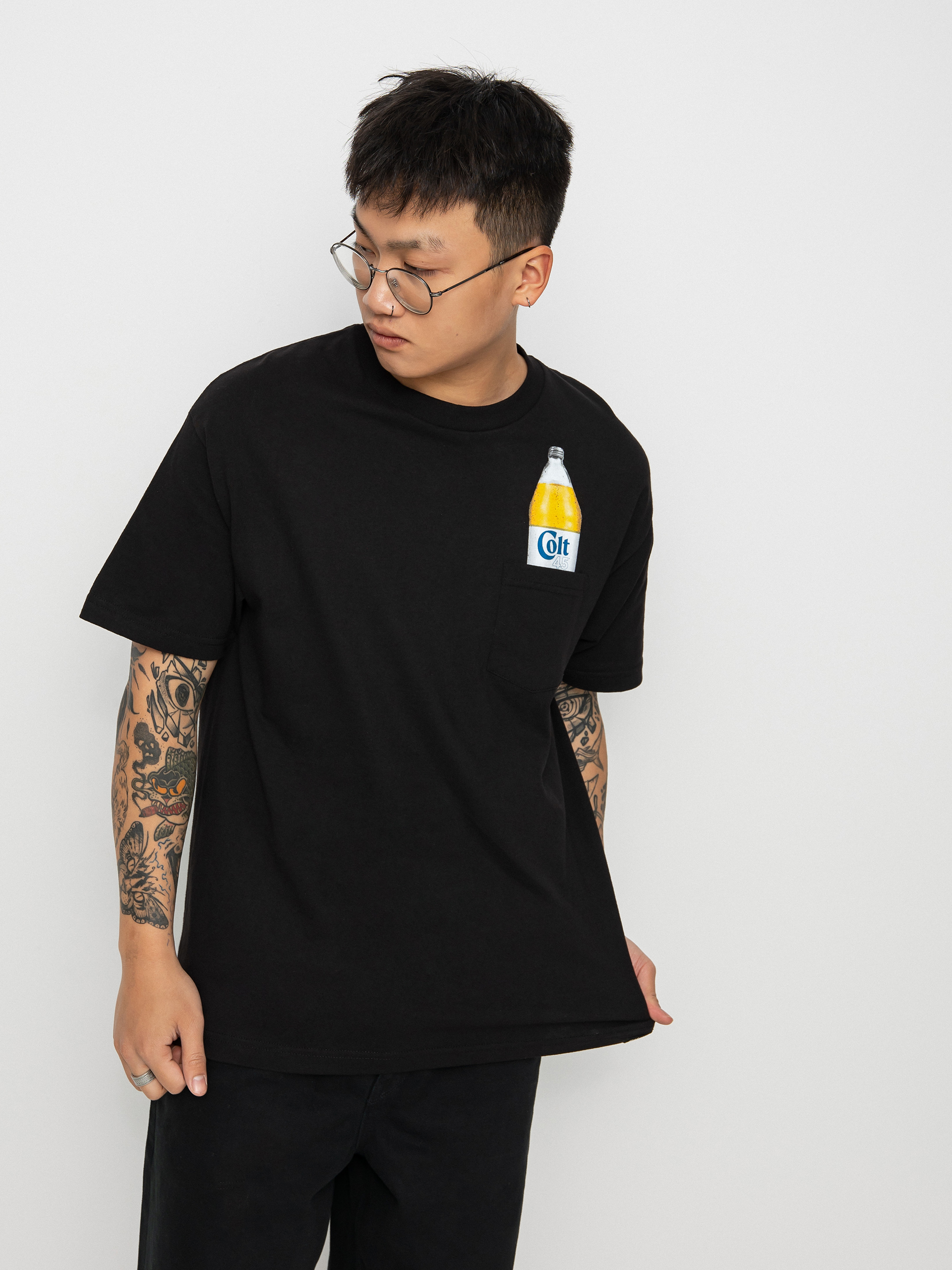 Etnies Colt 45 Pocket póló (black)