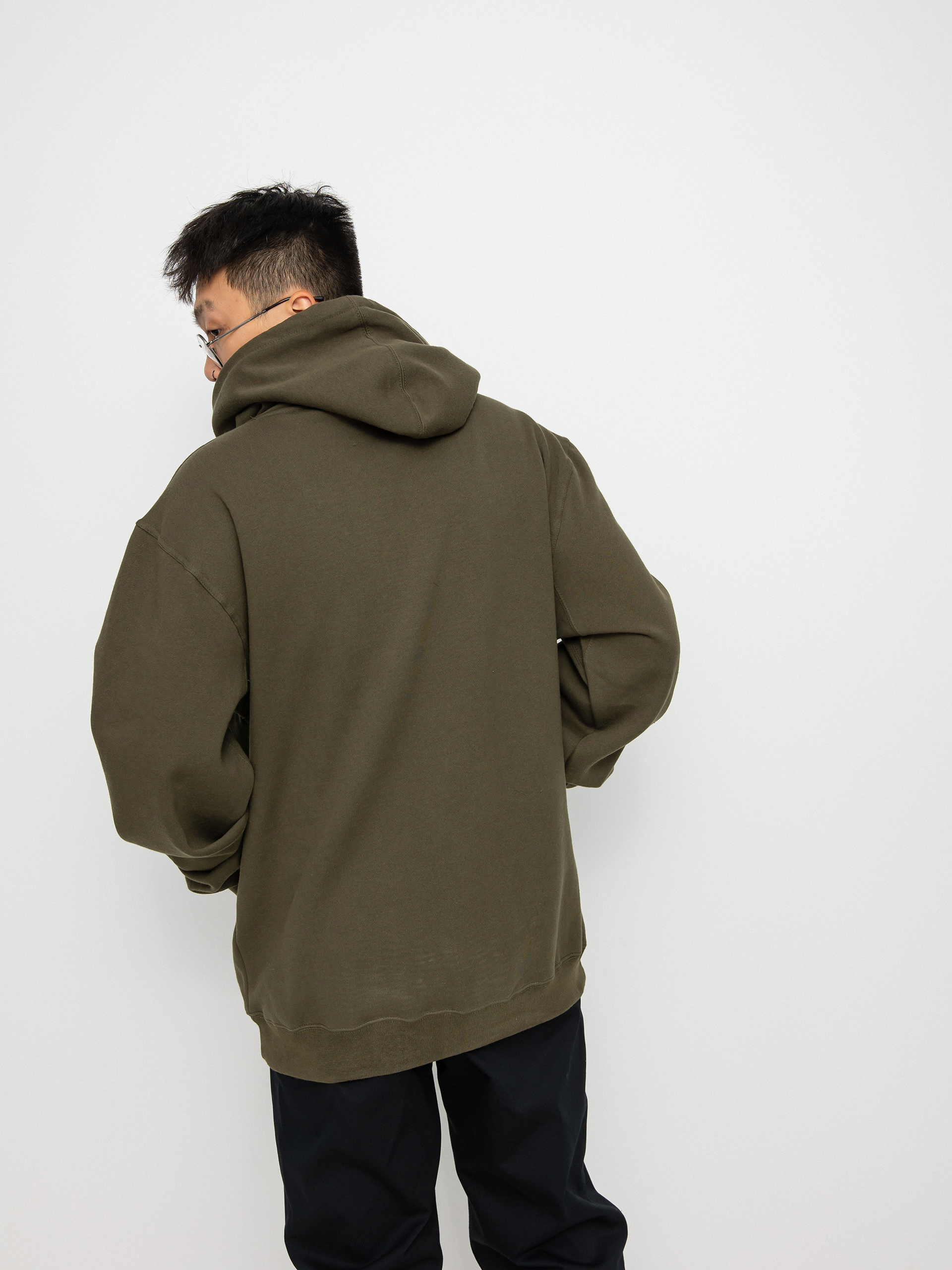 Etnies Classic Icon HD Kapucnis pulóver (military)