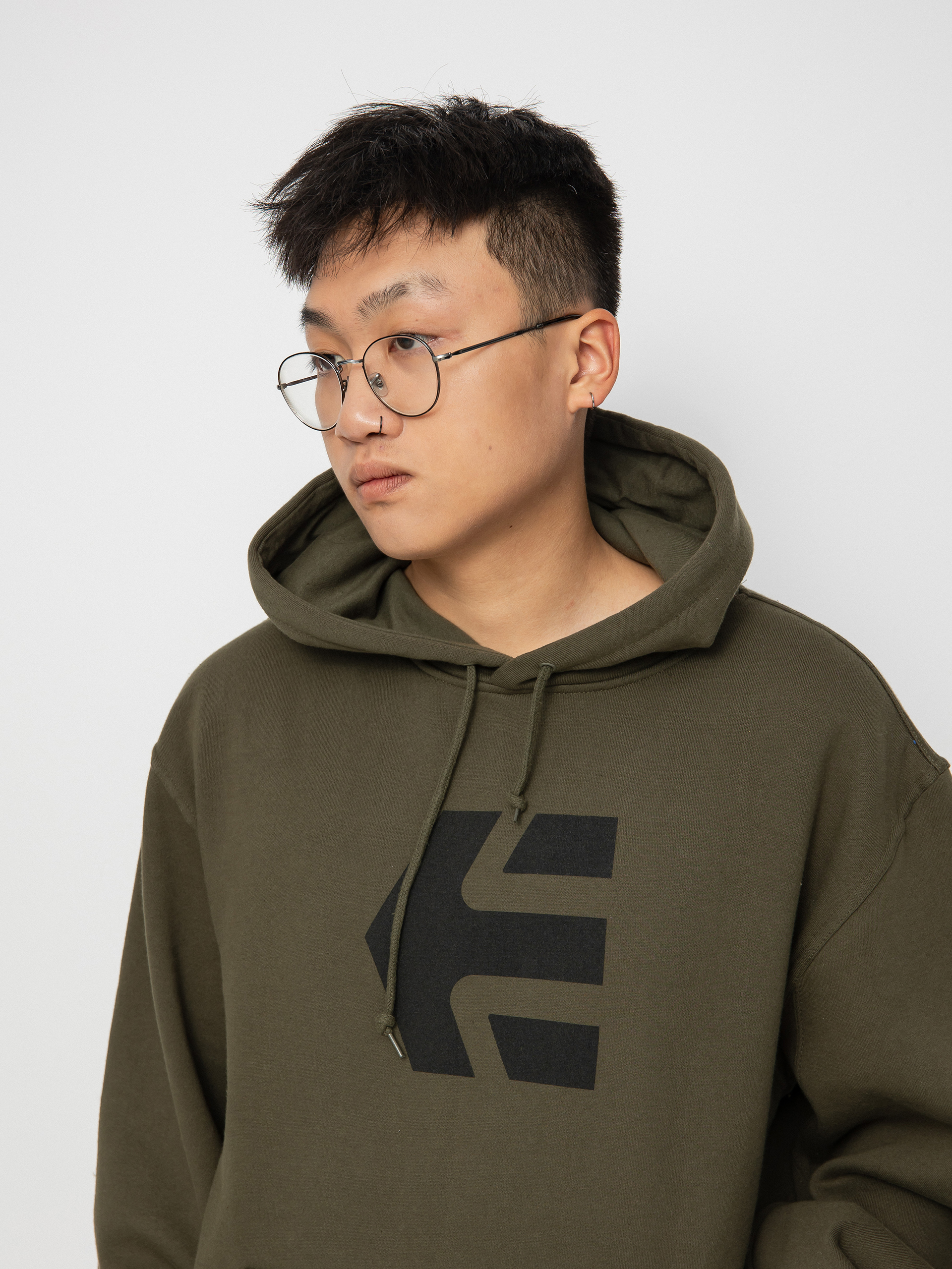 Etnies Classic Icon HD Kapucnis pulóver (military)