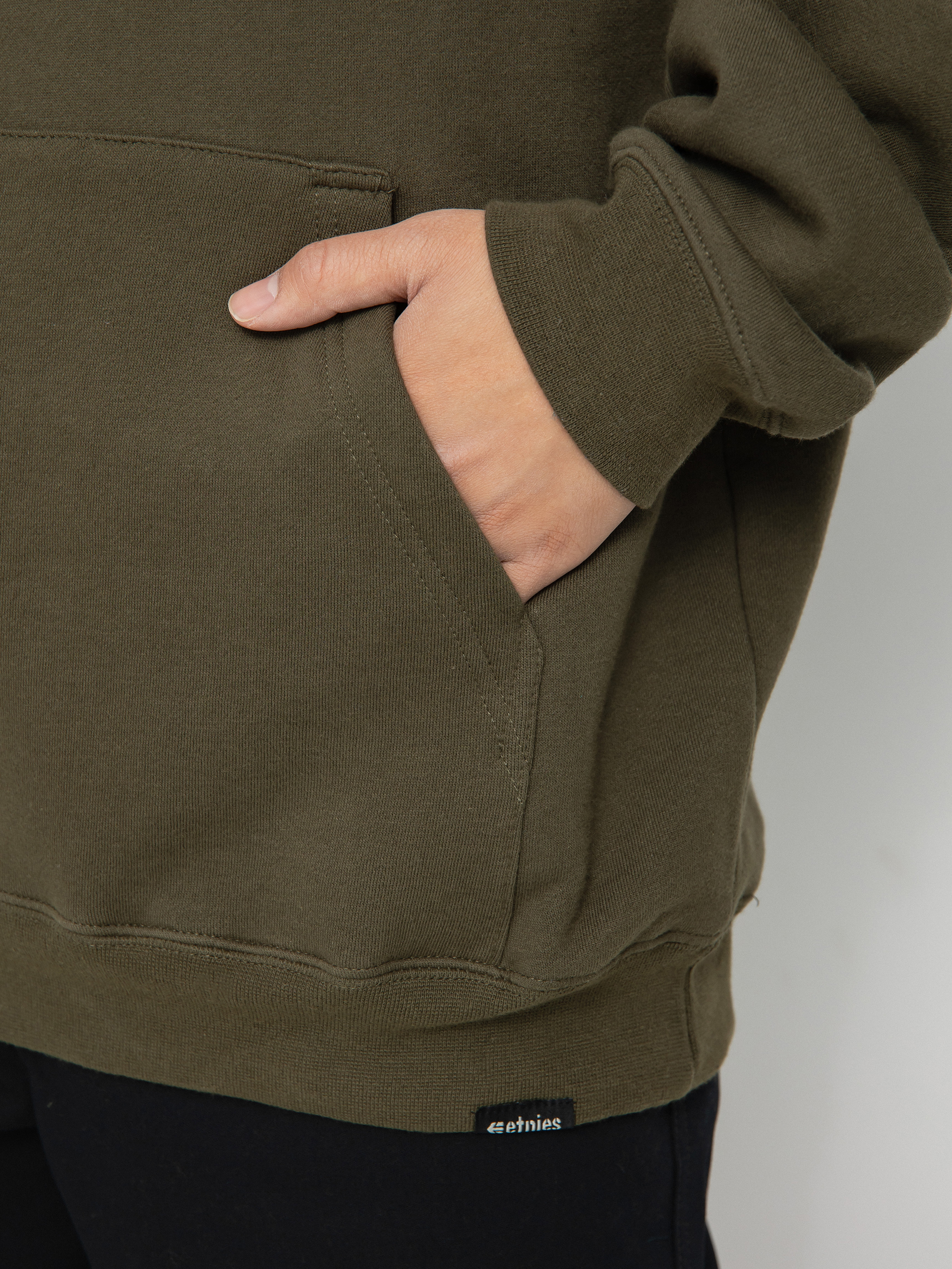 Etnies Classic Icon HD Kapucnis pulóver (military)