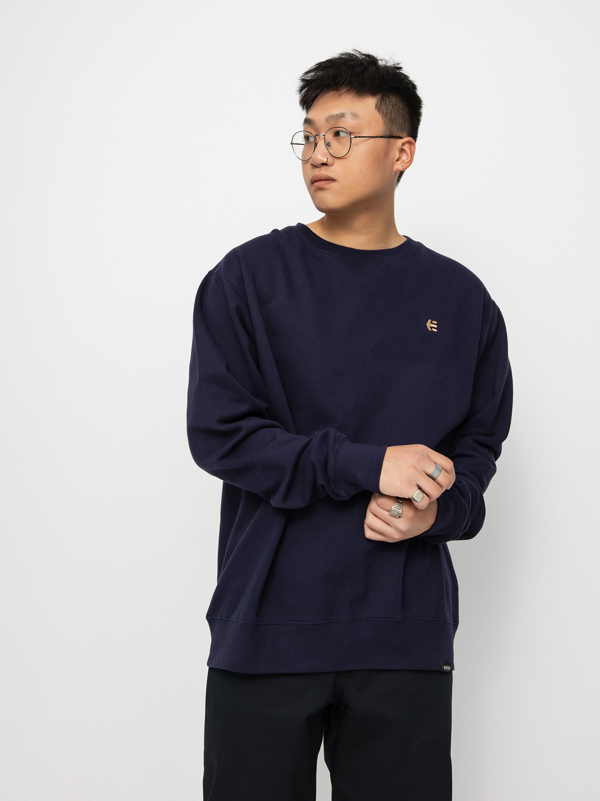 Etnies Icon Crew Pulóver (navy)