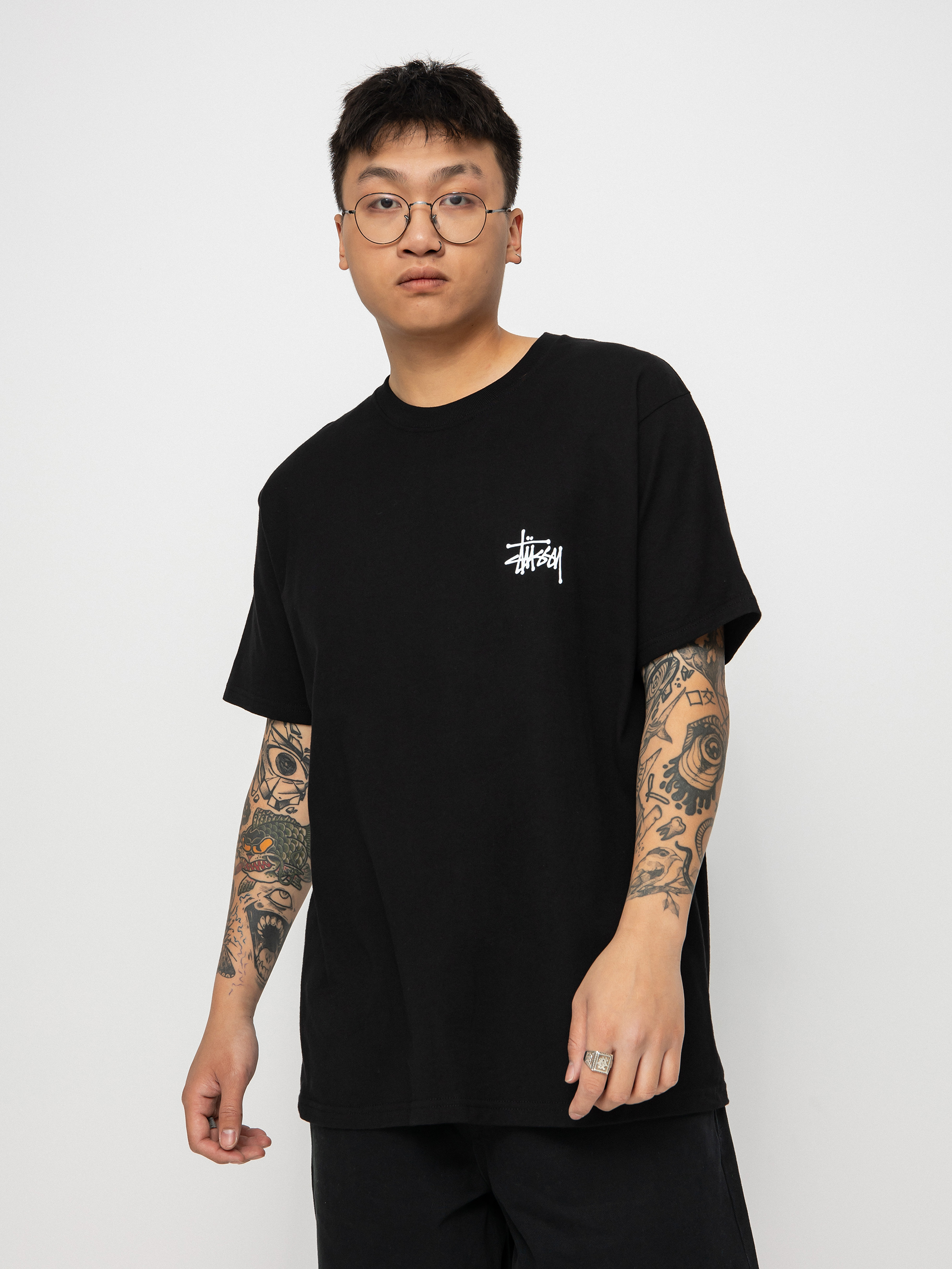 Stussy Basic póló (black)