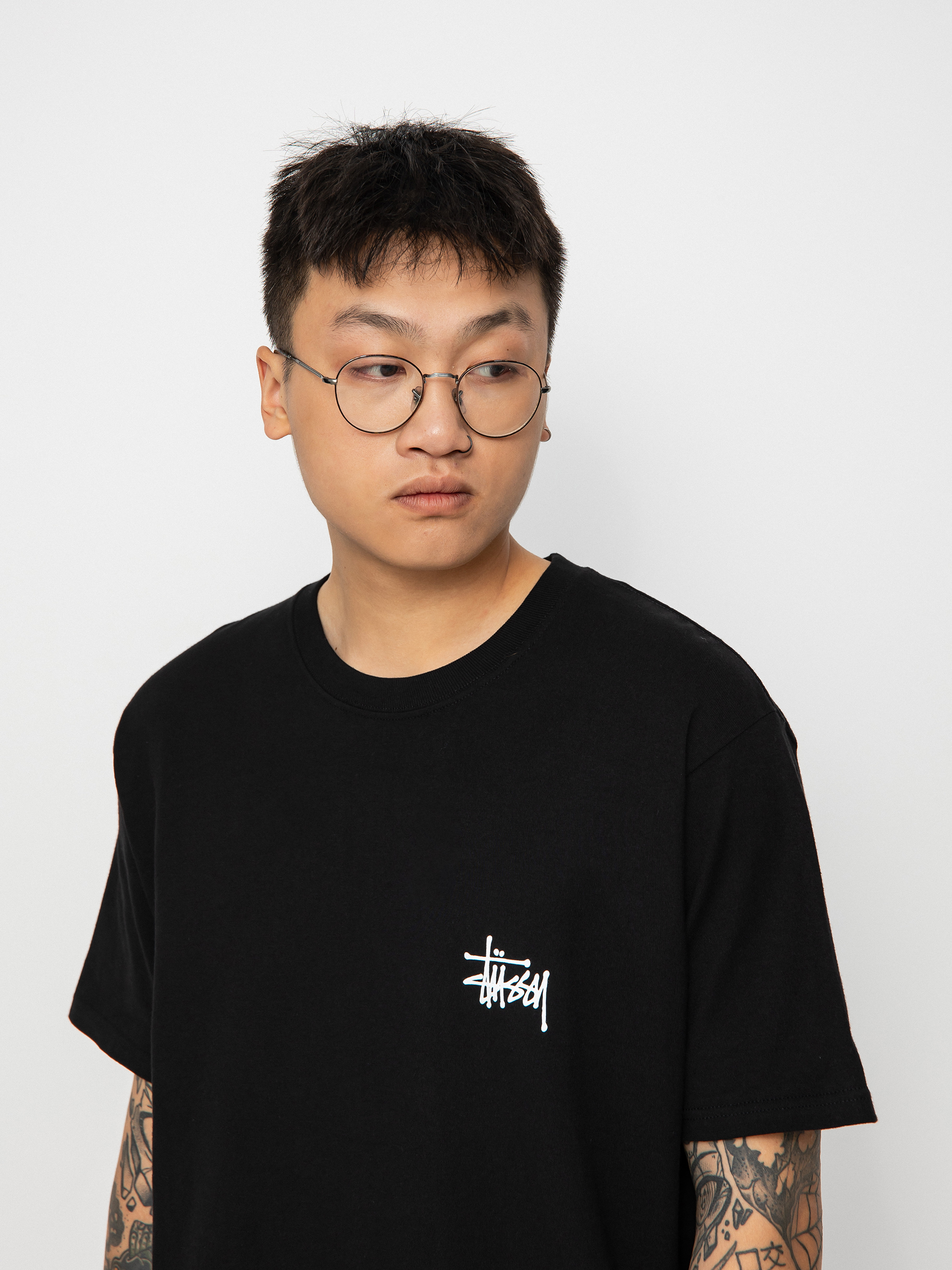 Stussy Basic póló (black)