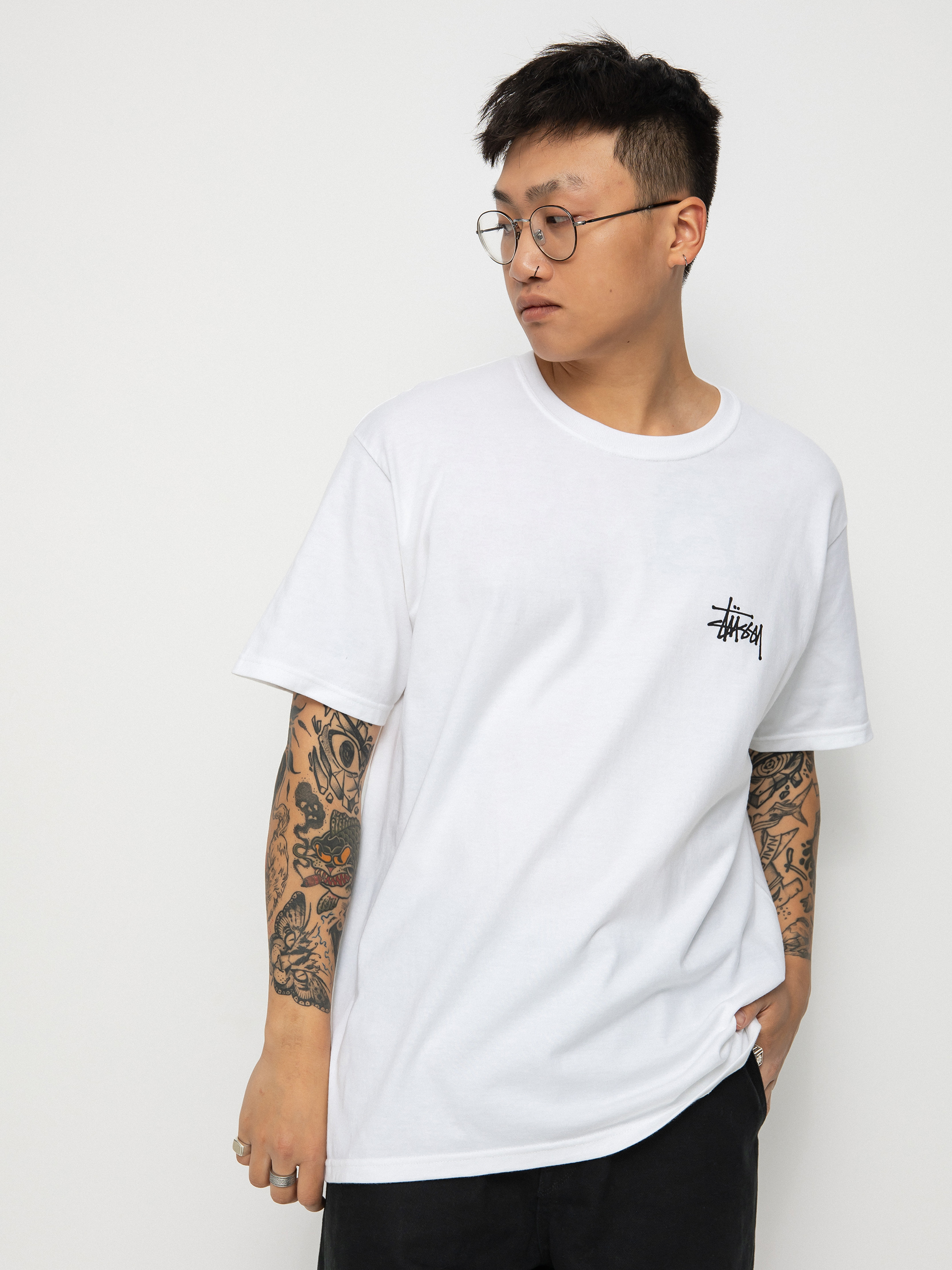Stussy Basic póló (white)
