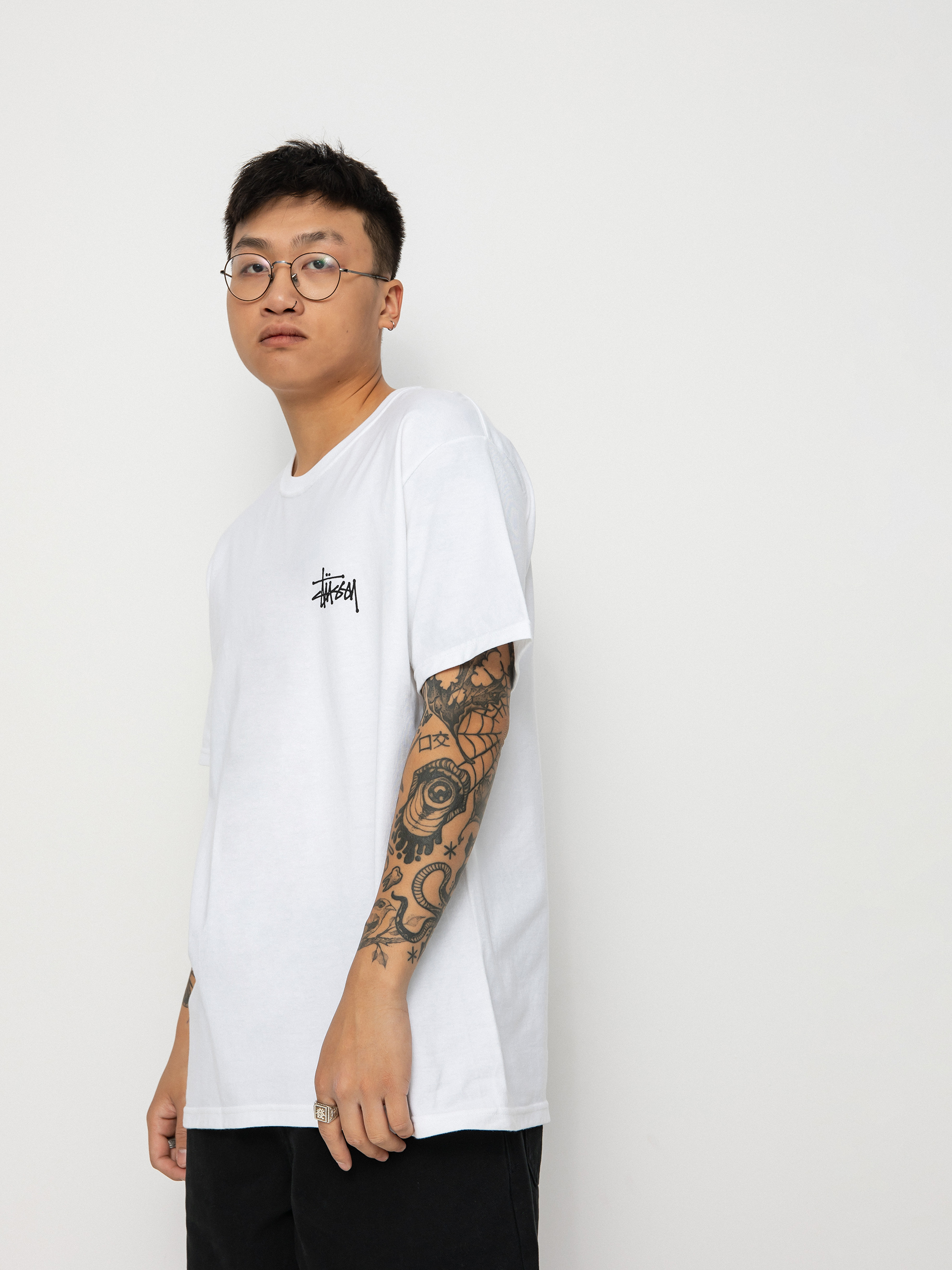 Stussy Basic póló (white)