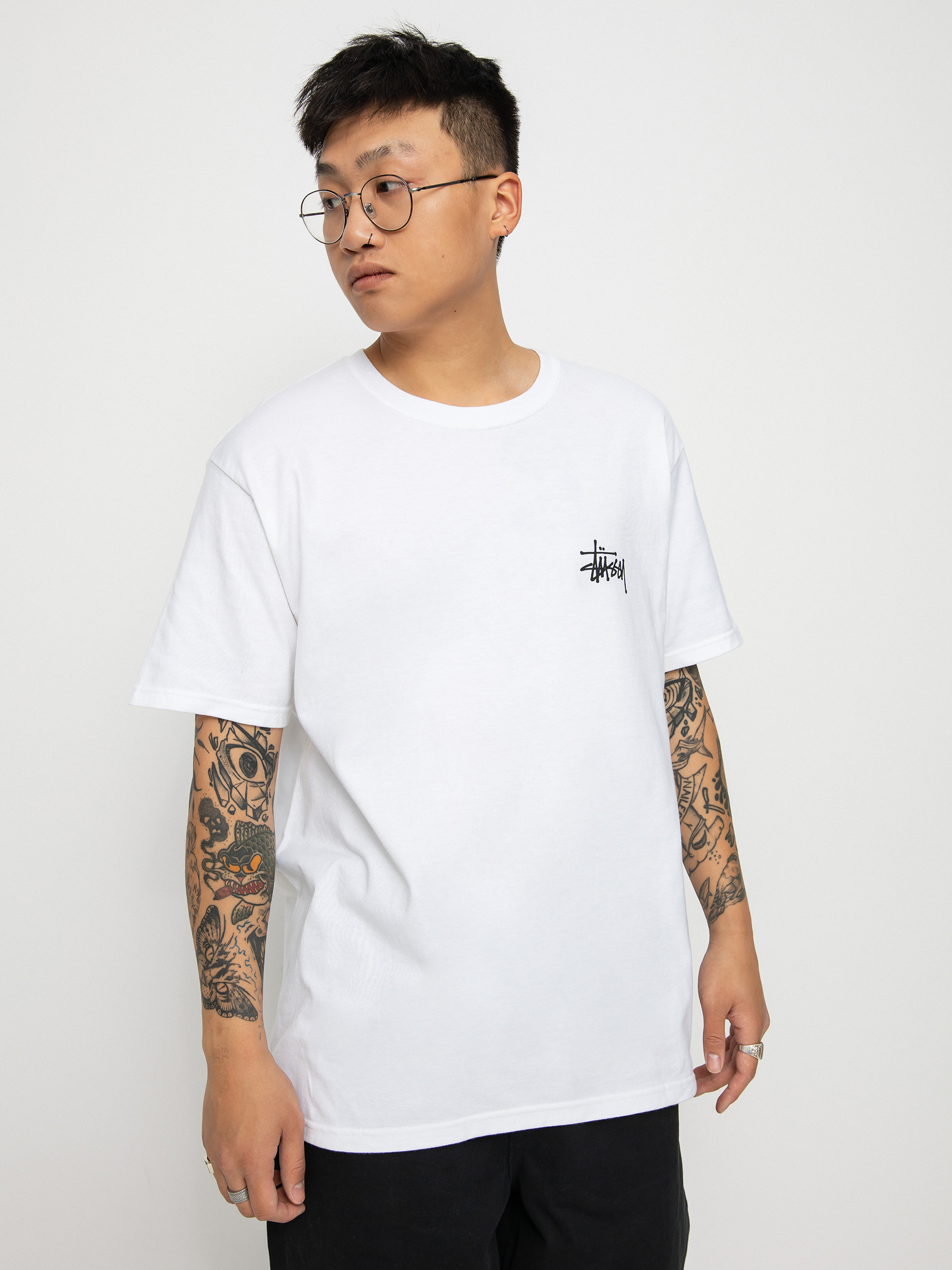 Stussy Basic póló (white)
