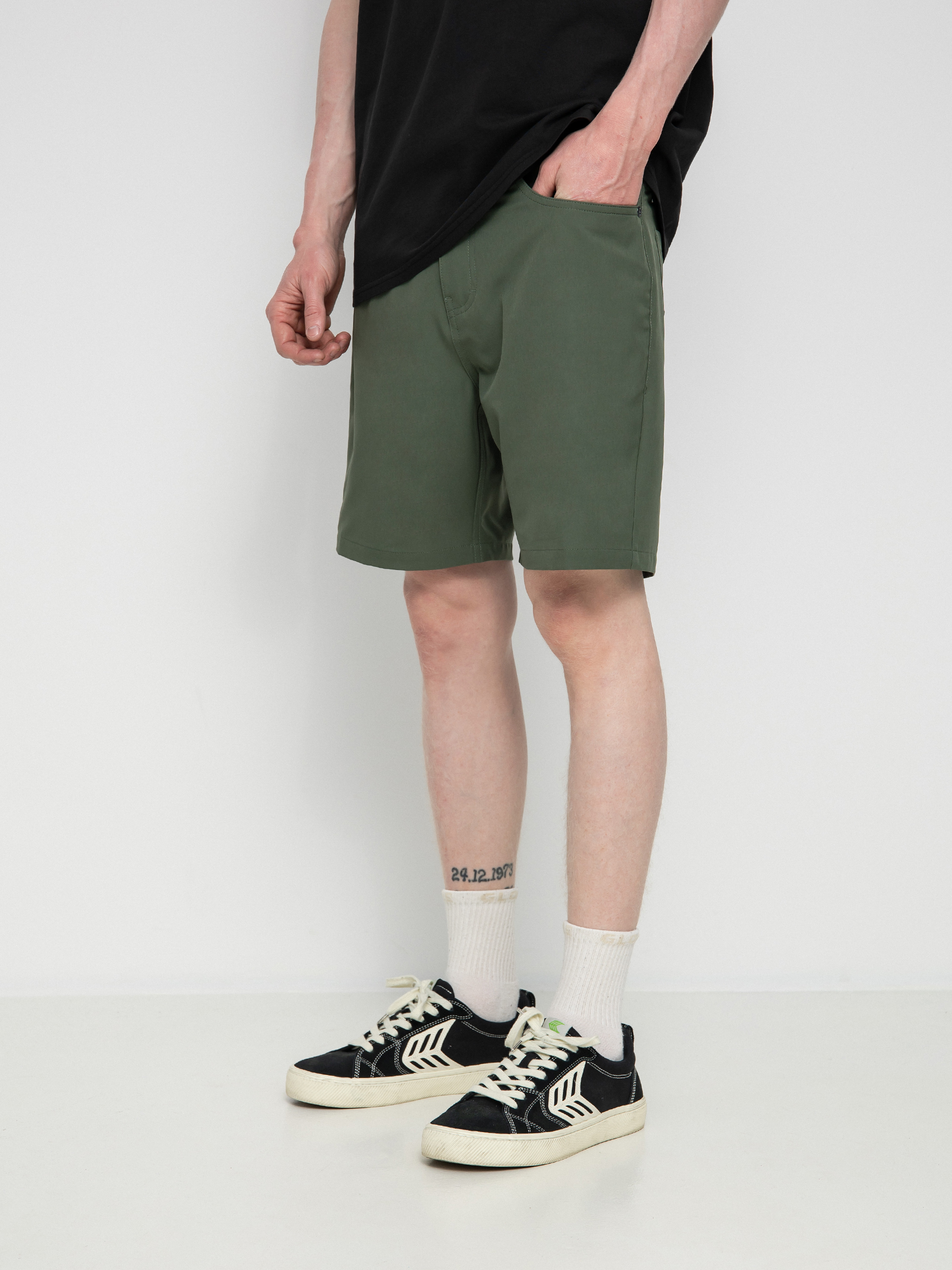 Quiksilver Nelson Drytwill Amphibian 18 Rövidnadrág (thyme)