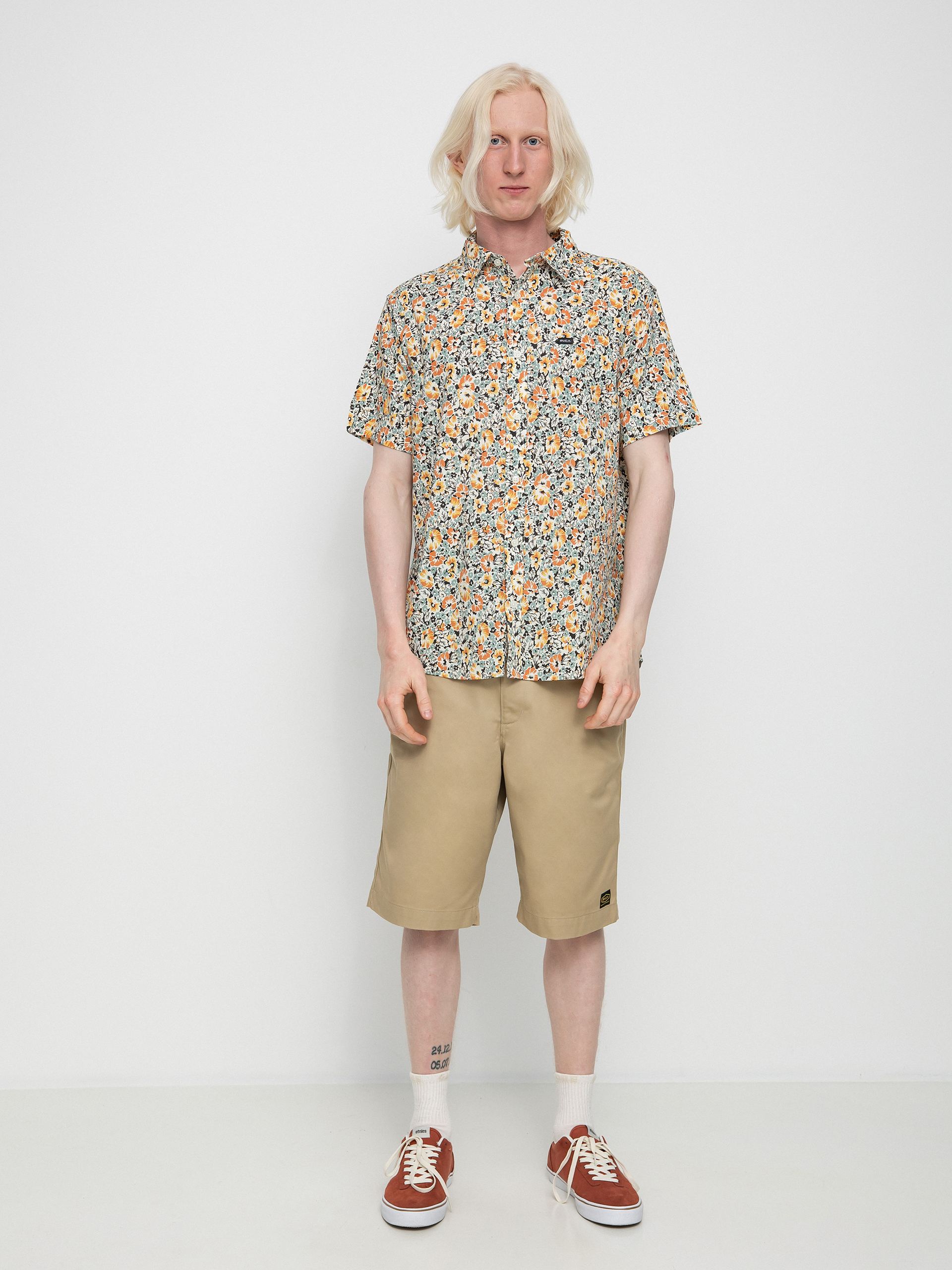 RVCA Lewis Floral Ing (antique white)