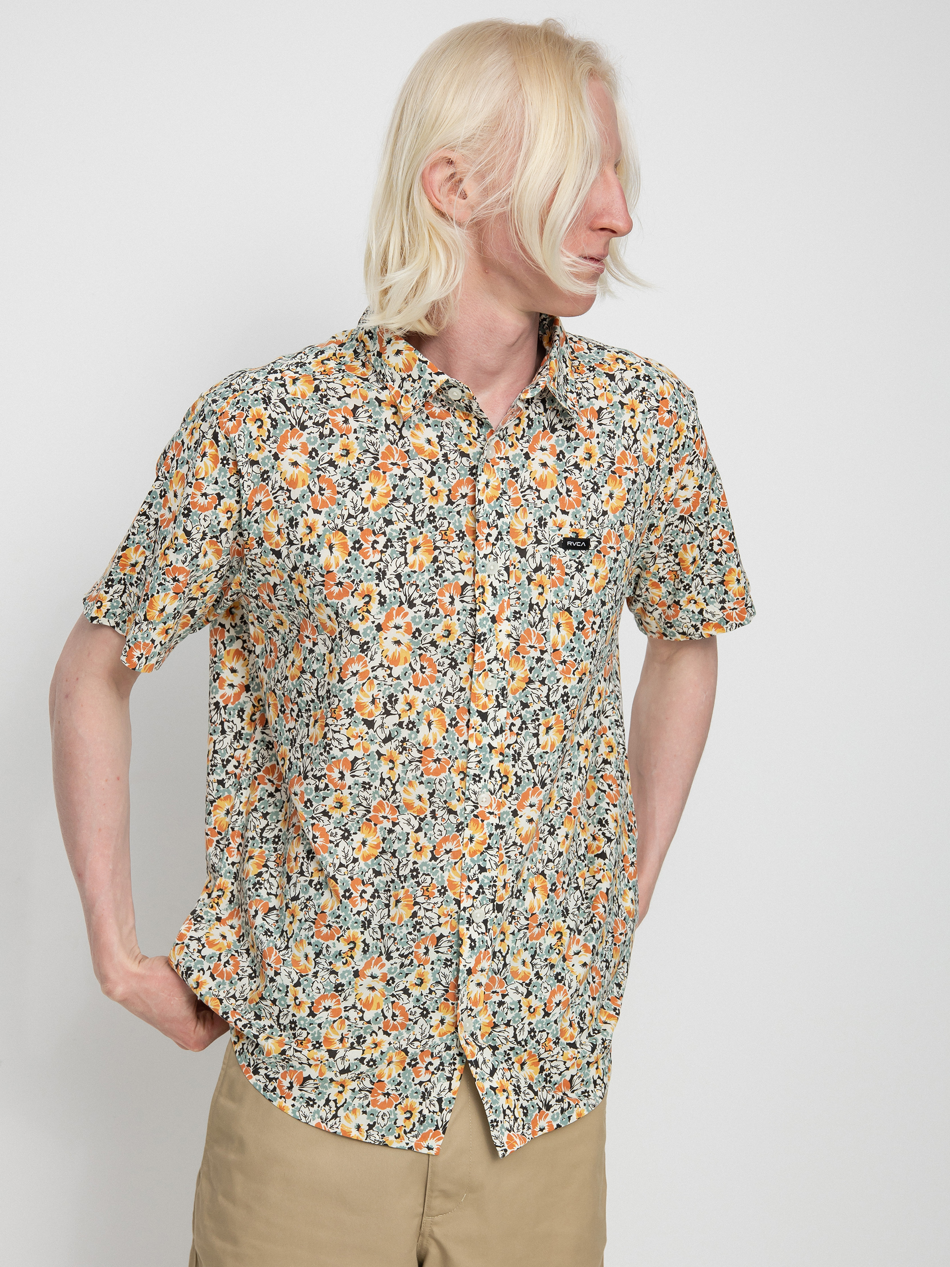 RVCA Lewis Floral Ing (antique white)