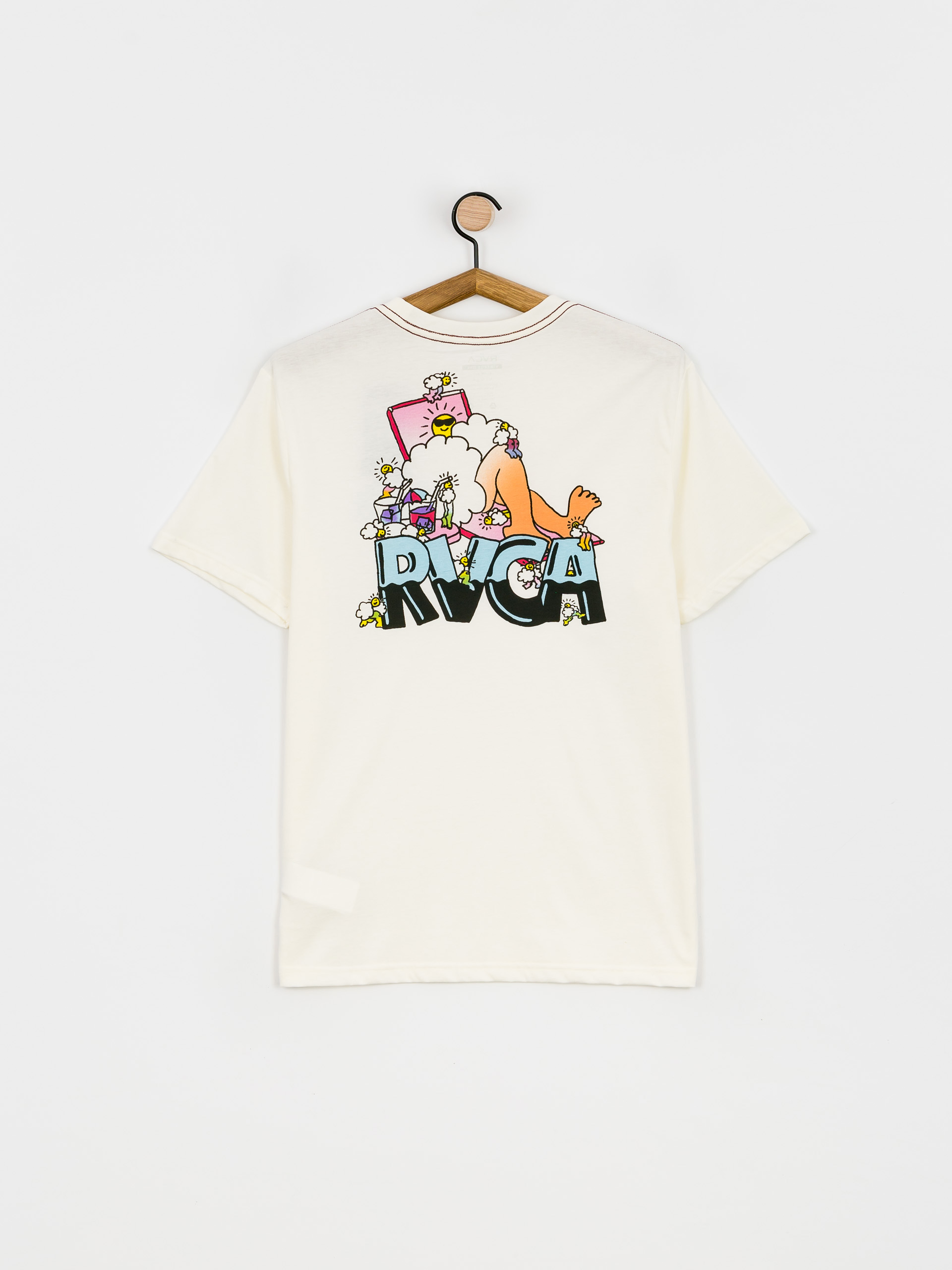 RVCA Pool Party 4409 Ujjatlan felső (antique white)