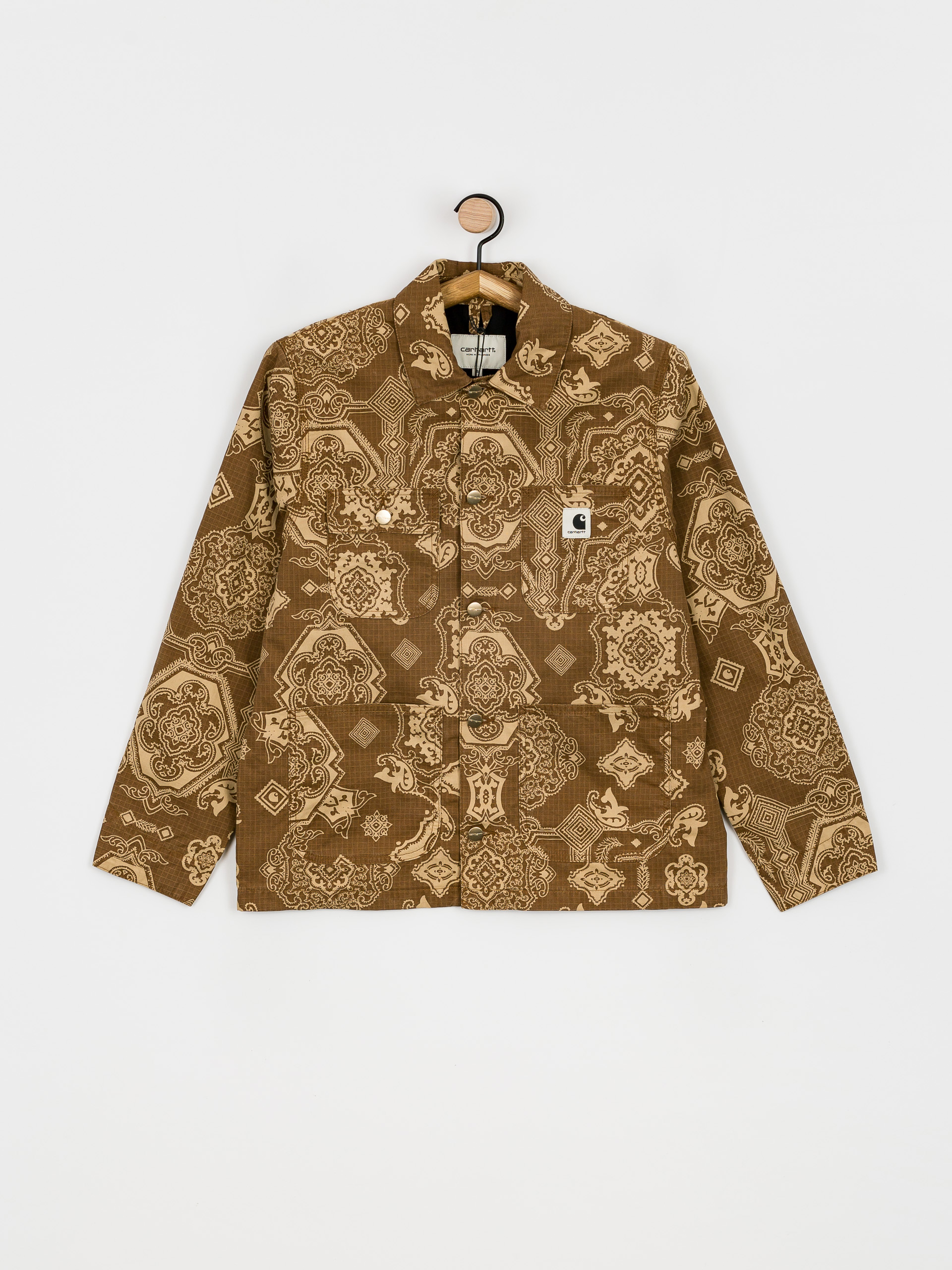 Carhartt WIP Irving Coat Dzseki Wmn (verse print/hamilton brown)