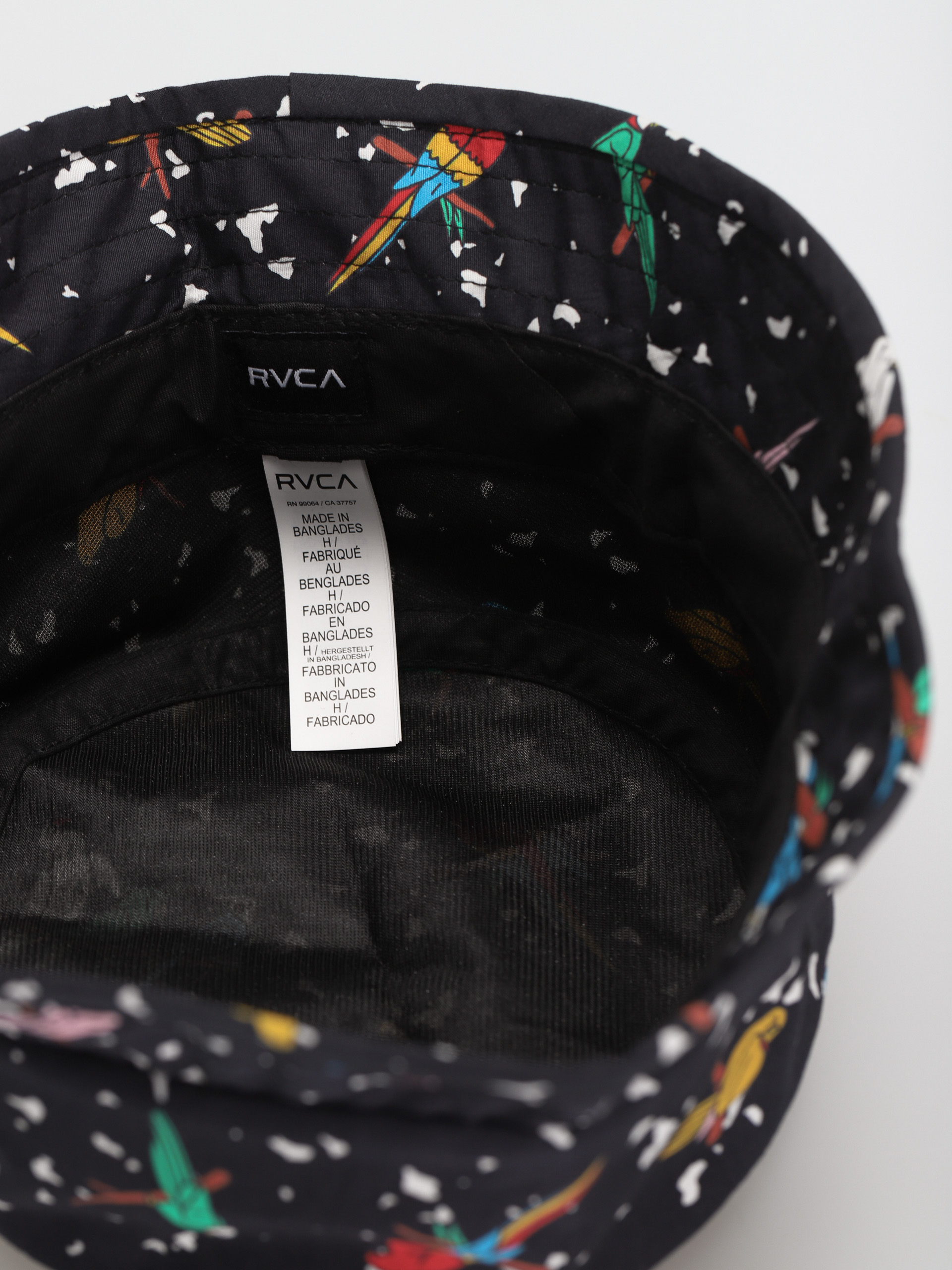 RVCA Lp X Klw Bucket Kalap (black)