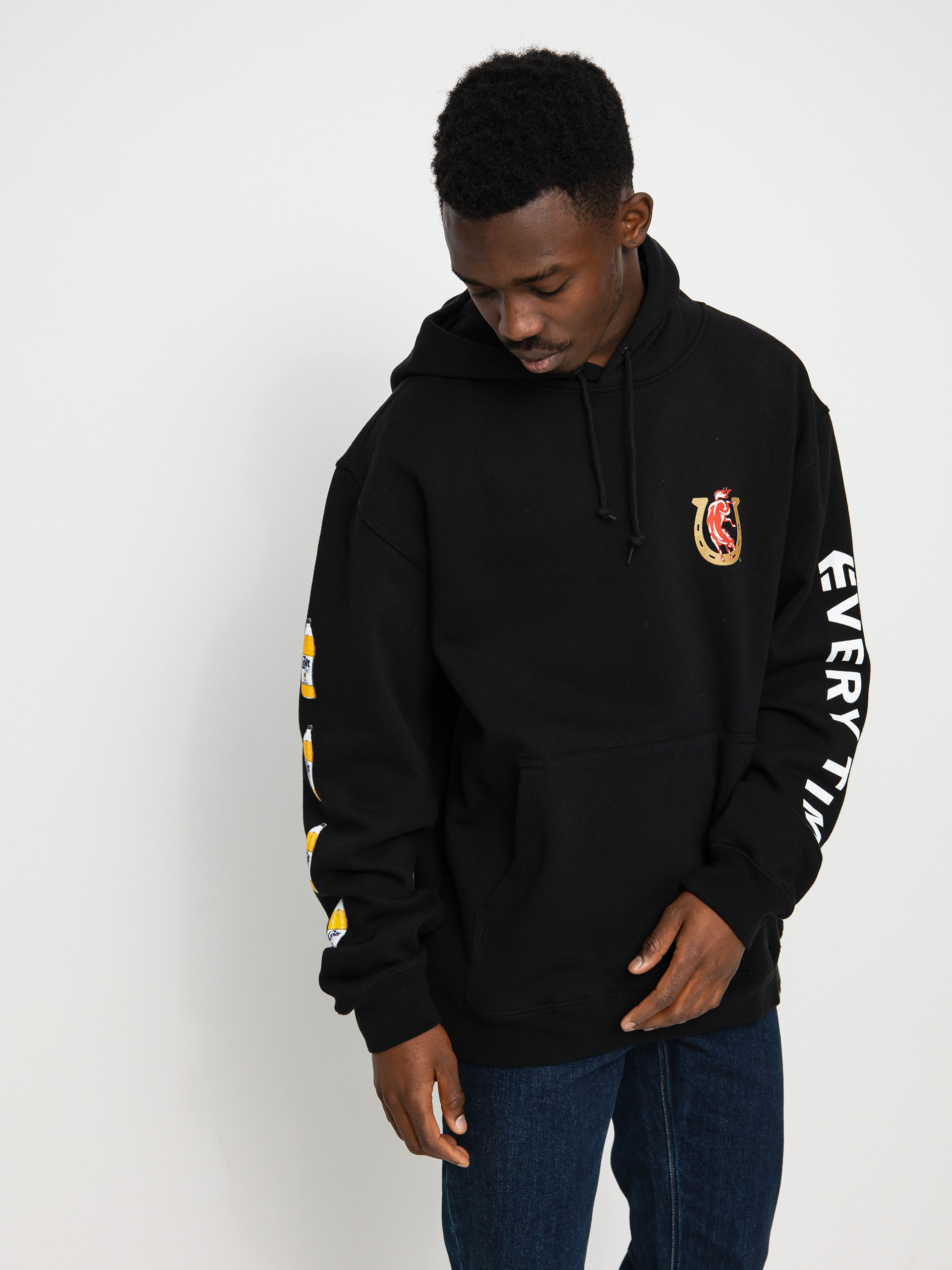 Etnies Colt 45 HD Kapucnis pulóver (black)