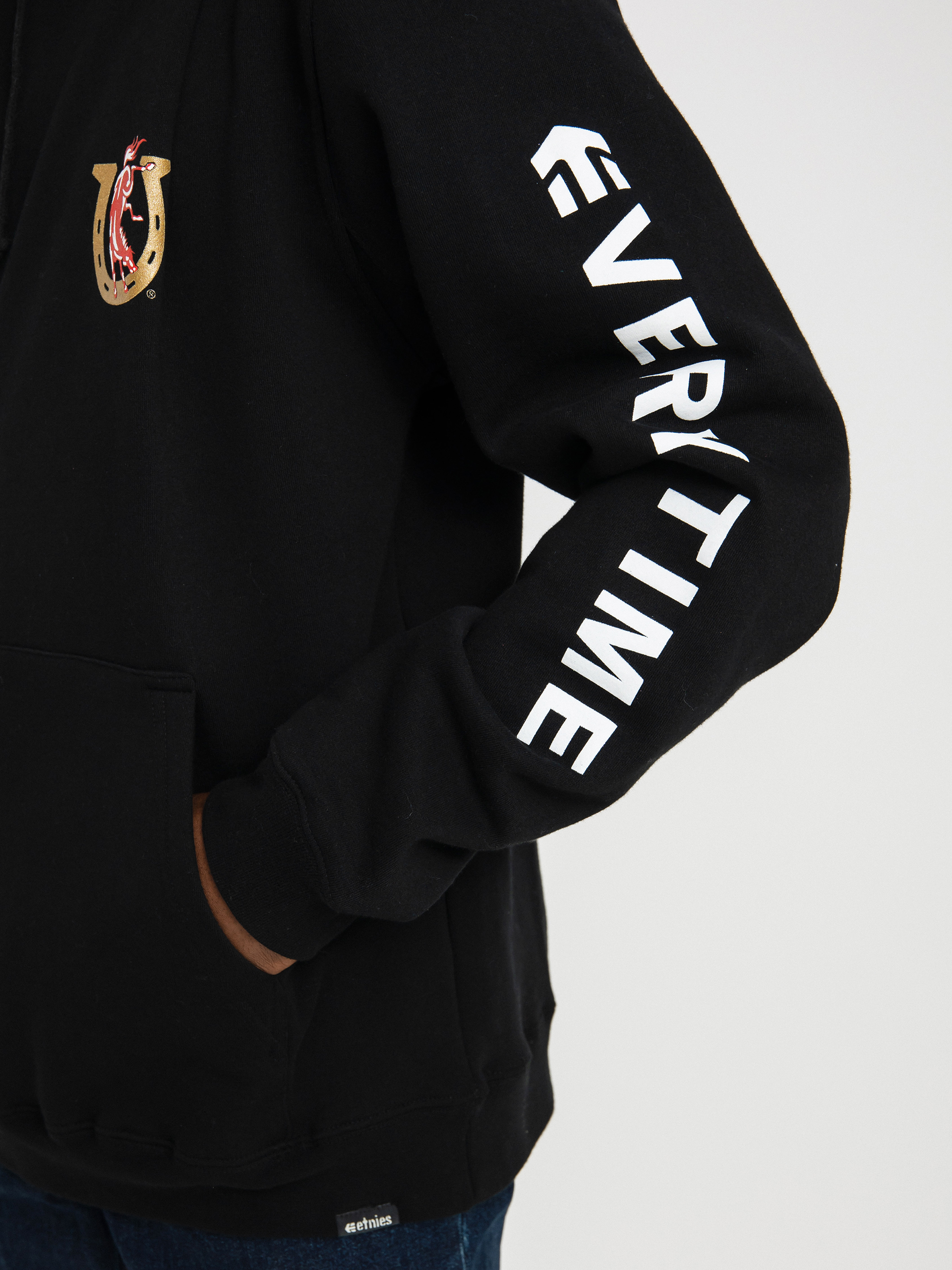 Etnies Colt 45 HD Kapucnis pulóver (black)