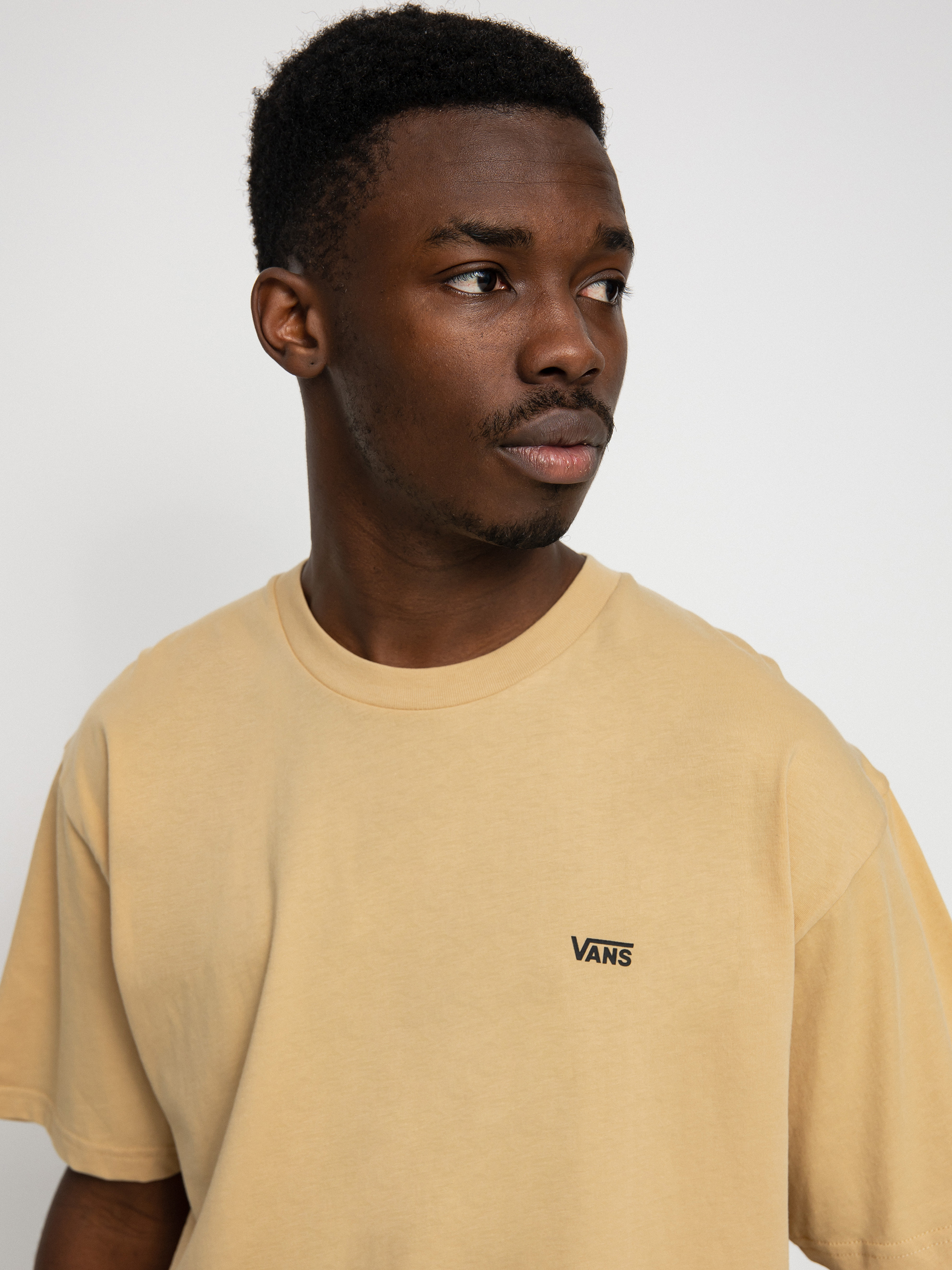 Vans Left Chest Logo póló (taos taupe/black)