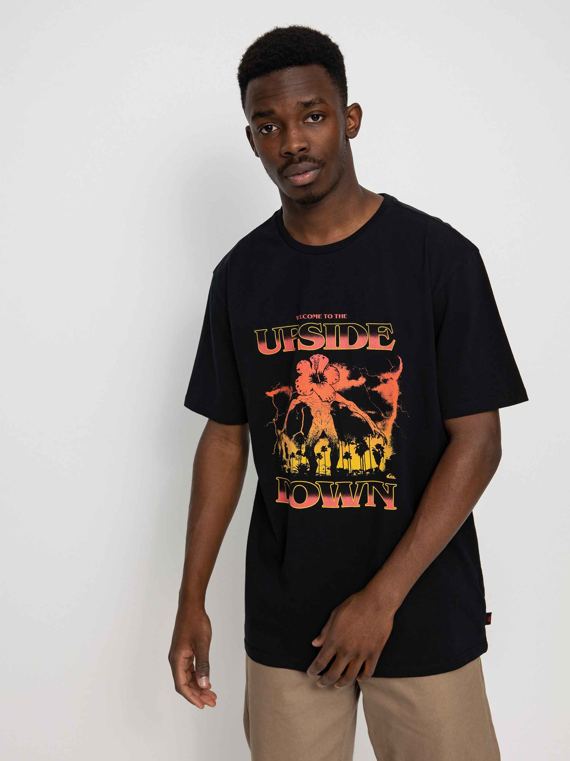 Quiksilver X Stranger Things Welcome póló (black)