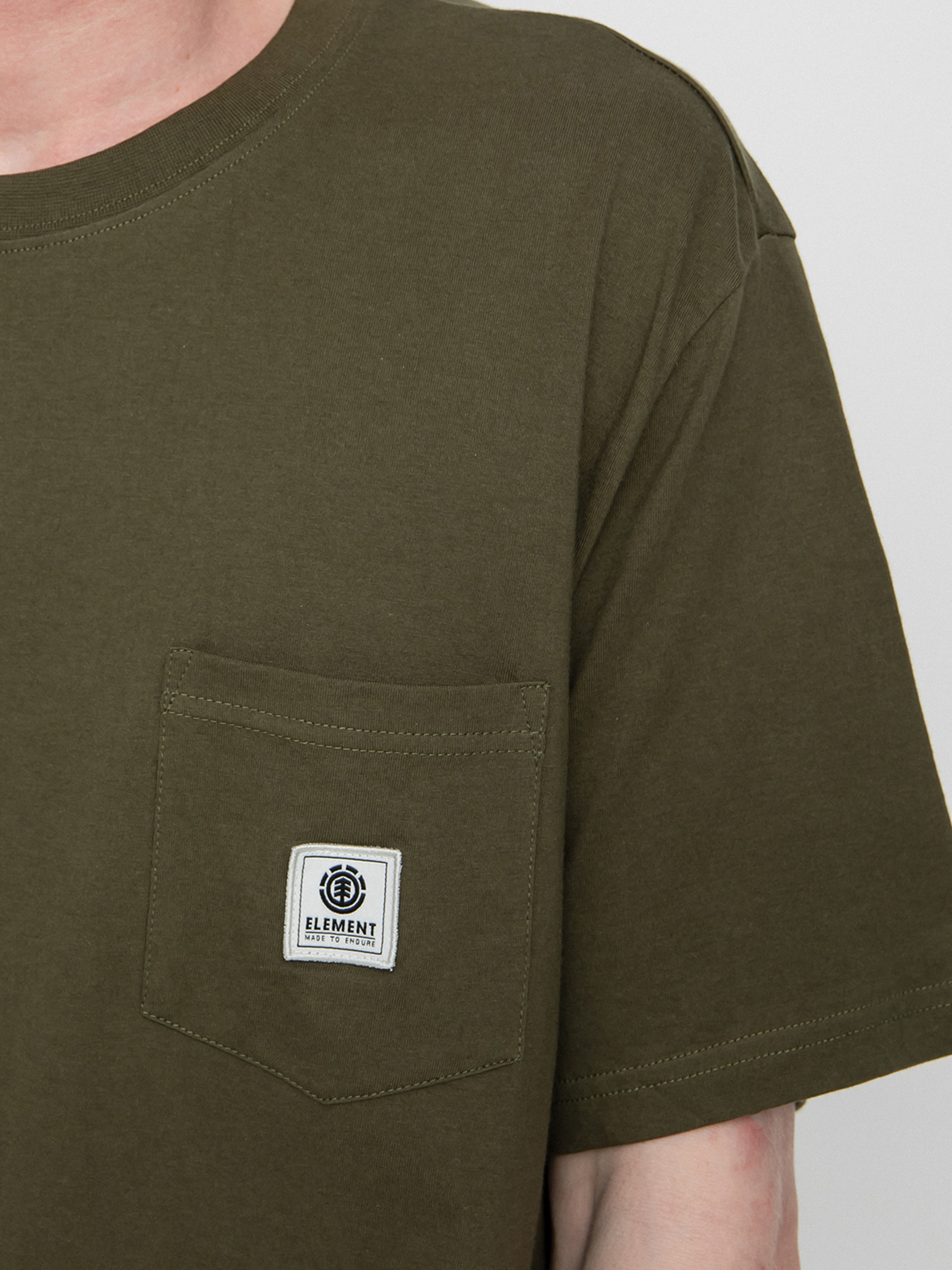 Element Basic Pocket Label póló (army)