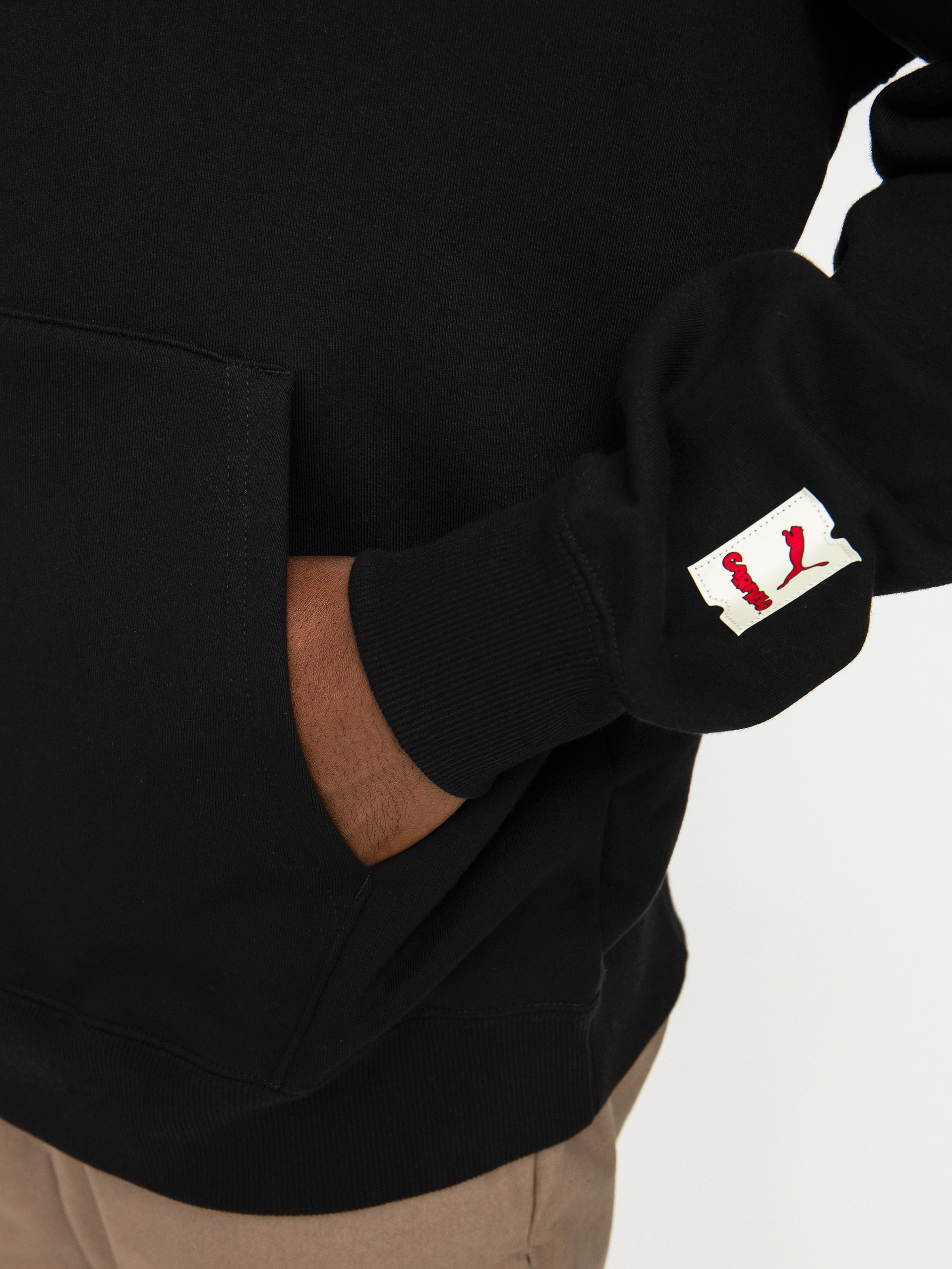 Puma X Garfield HD Kapucnis pulóver (puma black)