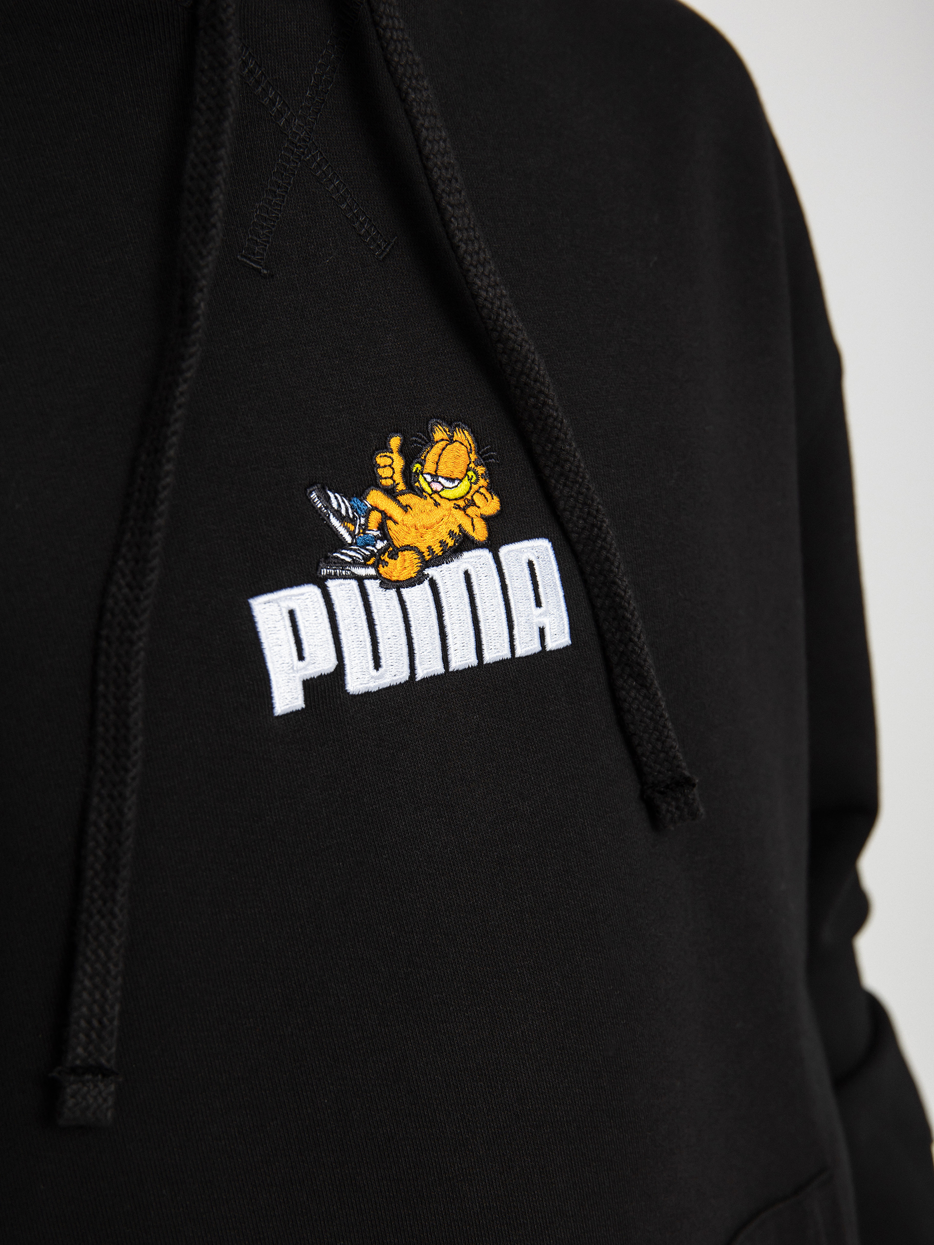 Puma X Garfield HD Kapucnis pulóver (puma black)