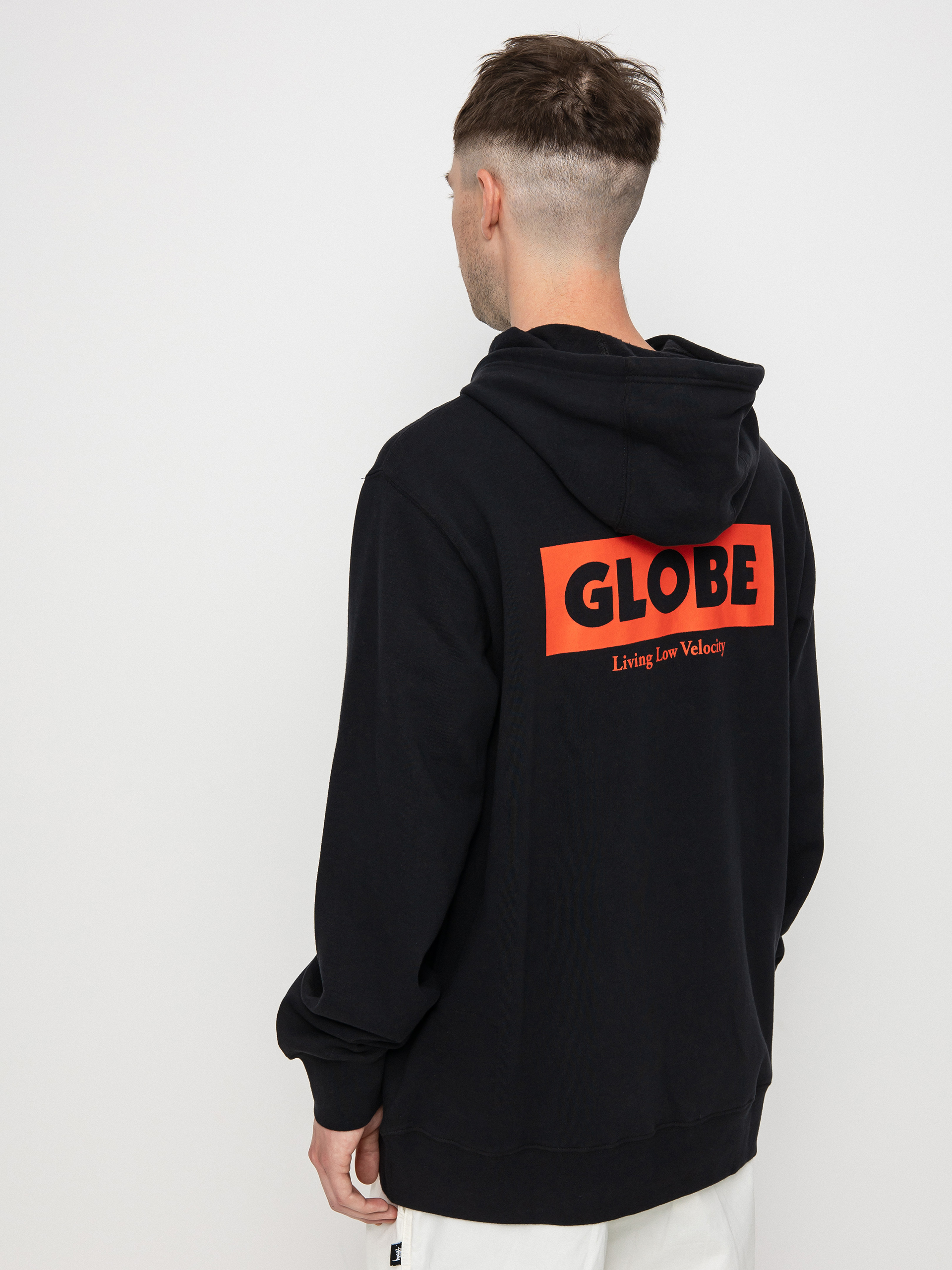 Globe Living Low Velocity HD Kapucnis pulóver (black)