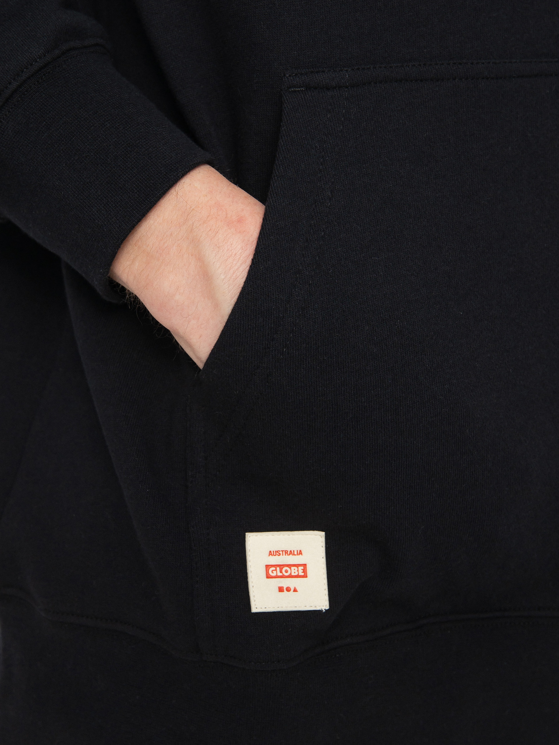 Globe Living Low Velocity HD Kapucnis pulóver (black)