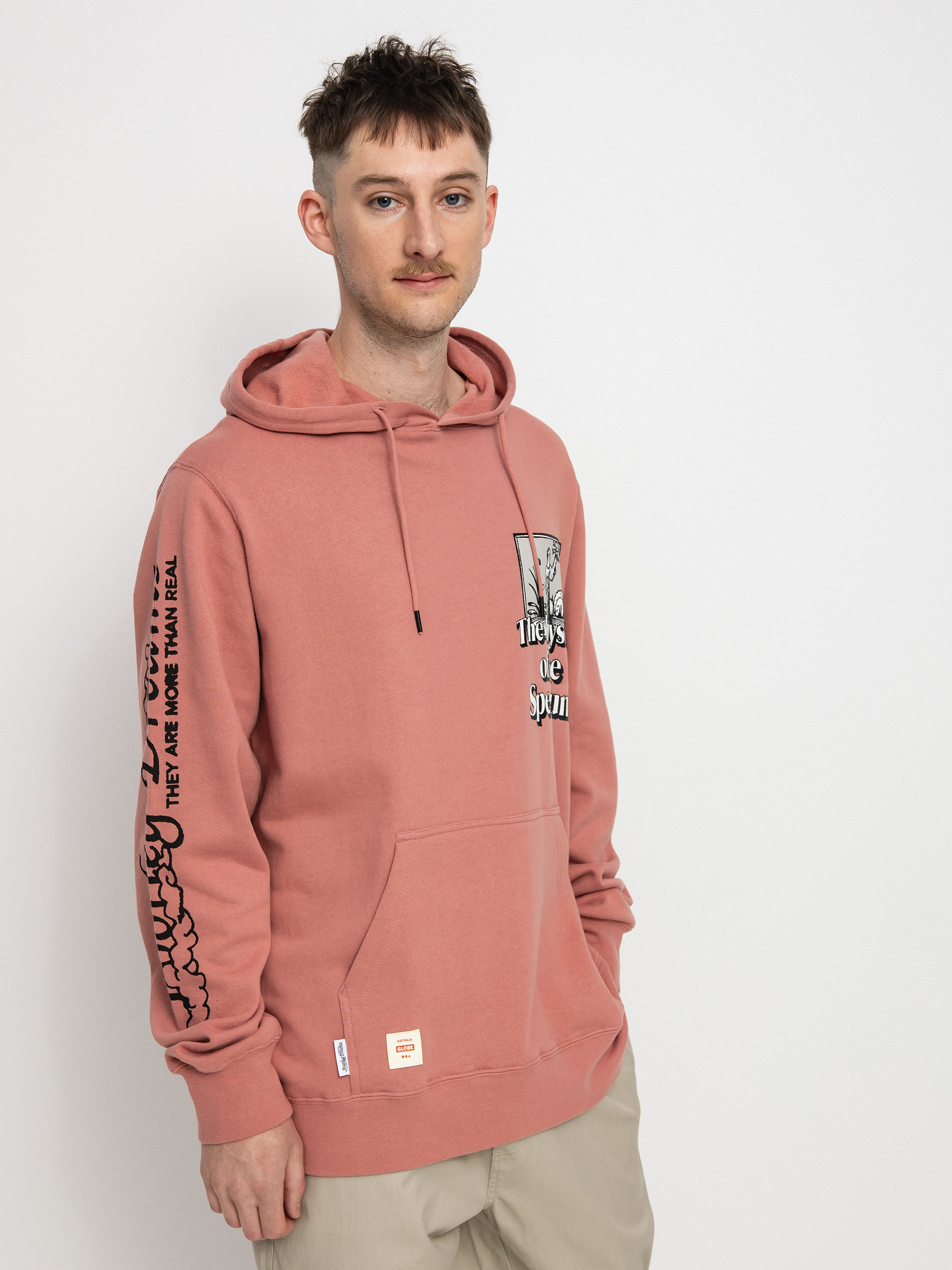 Globe The Physics HD Kapucnis pulóver (red smoke)