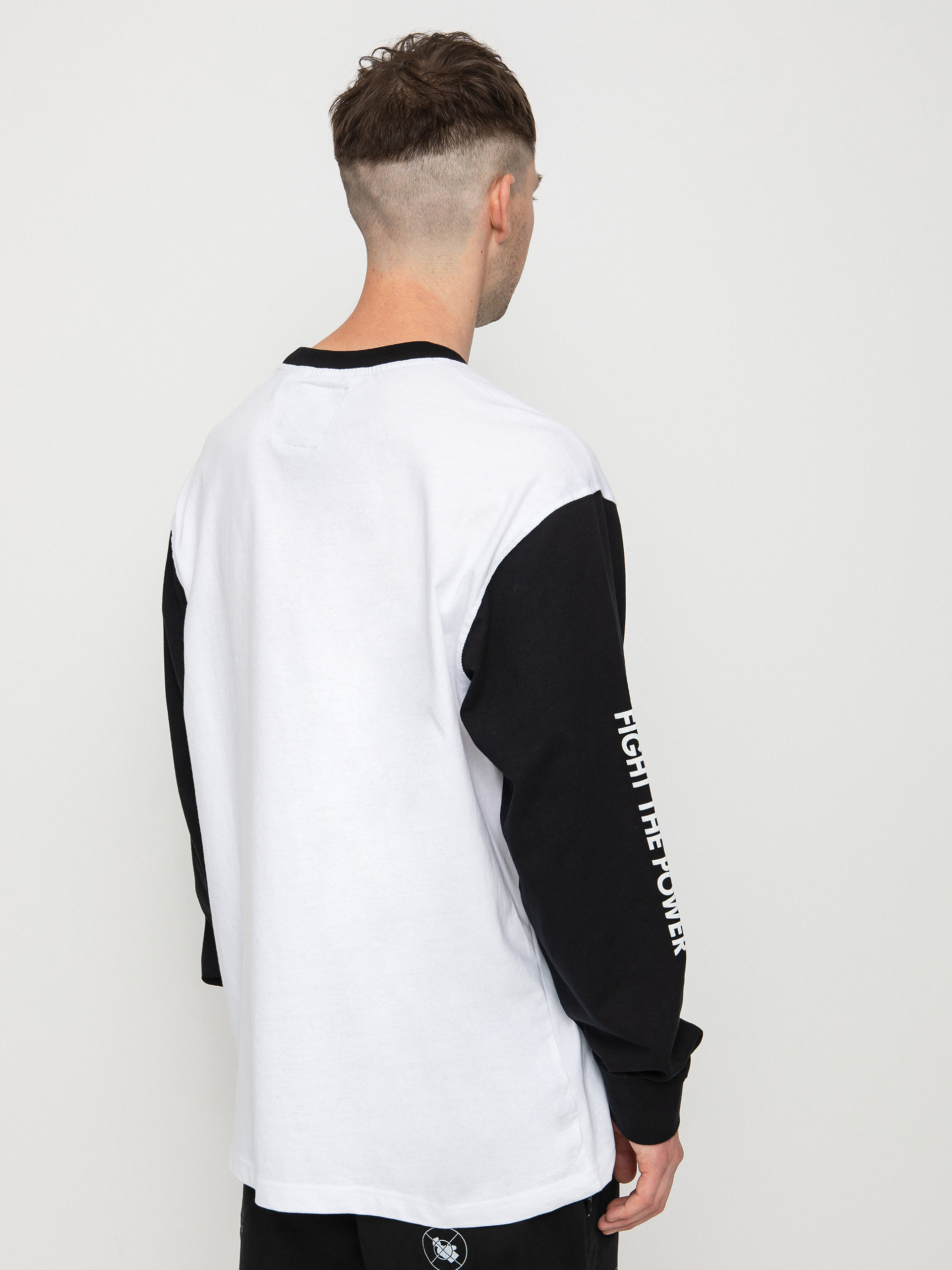 Element Pexe Target Ringer Hosszú ujjú felső (white/blk)