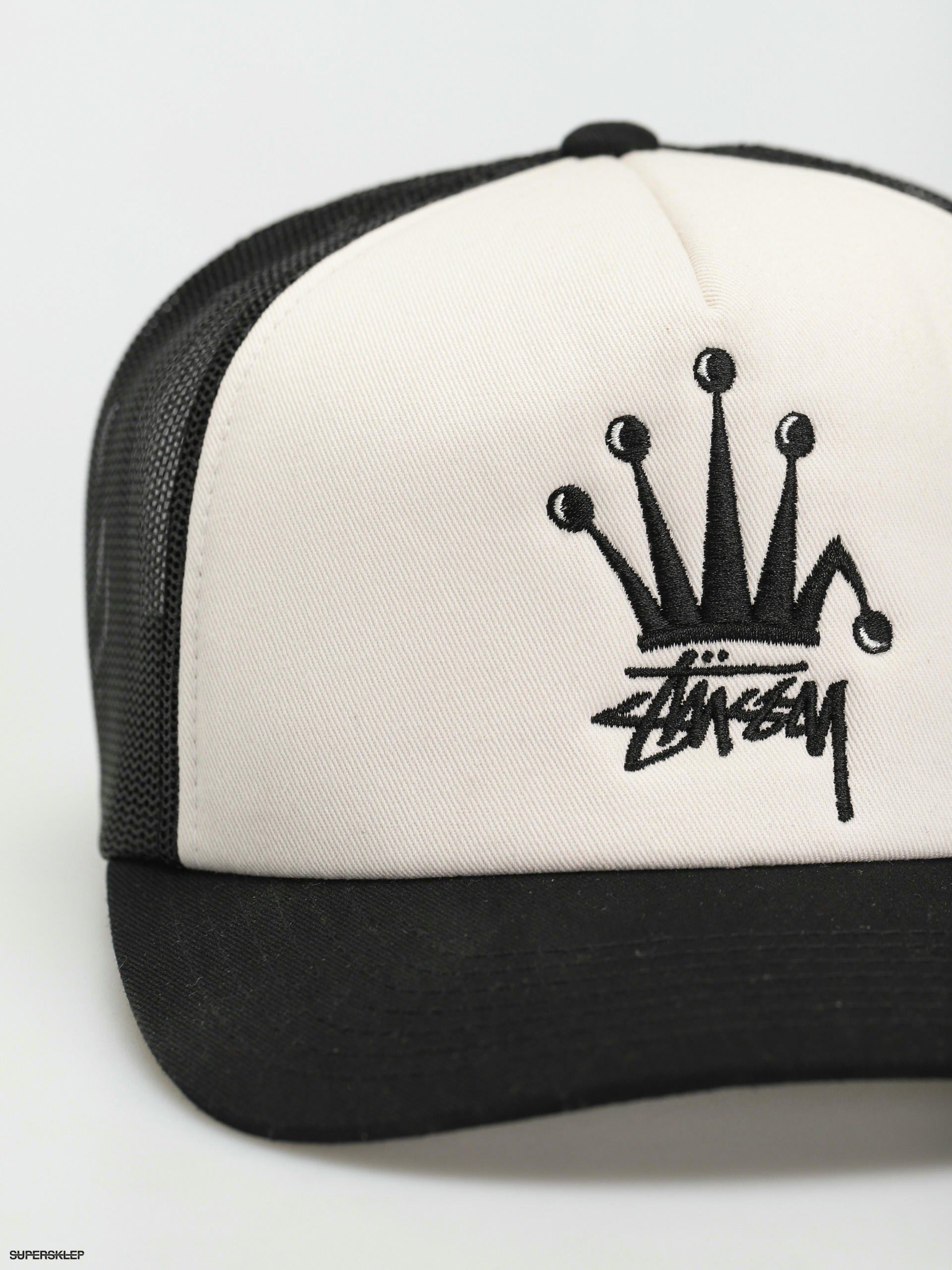 Stussy Crown Stock Trucker Baseball sapka (black)