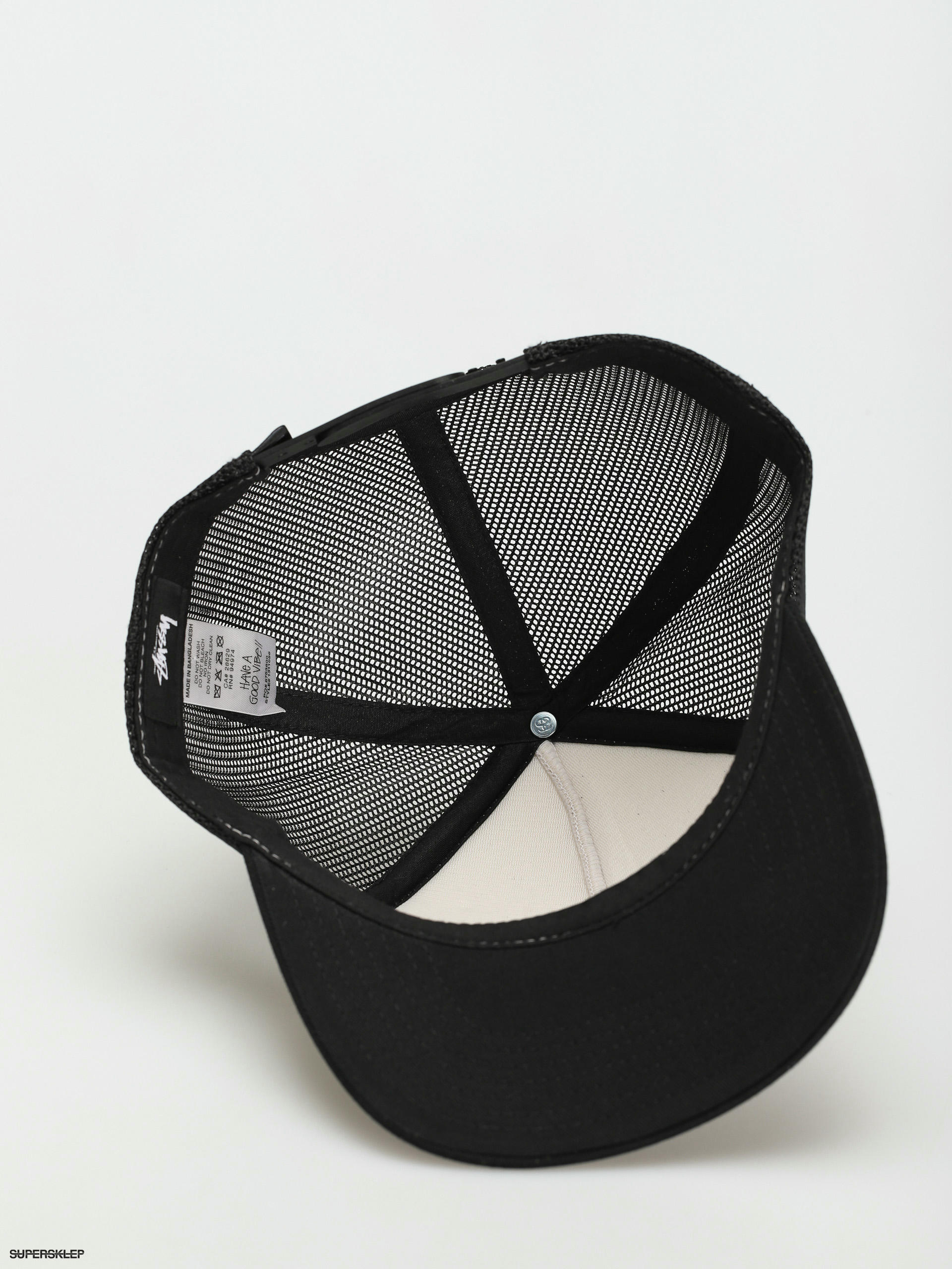 Stussy Crown Stock Trucker Baseball sapka (black)