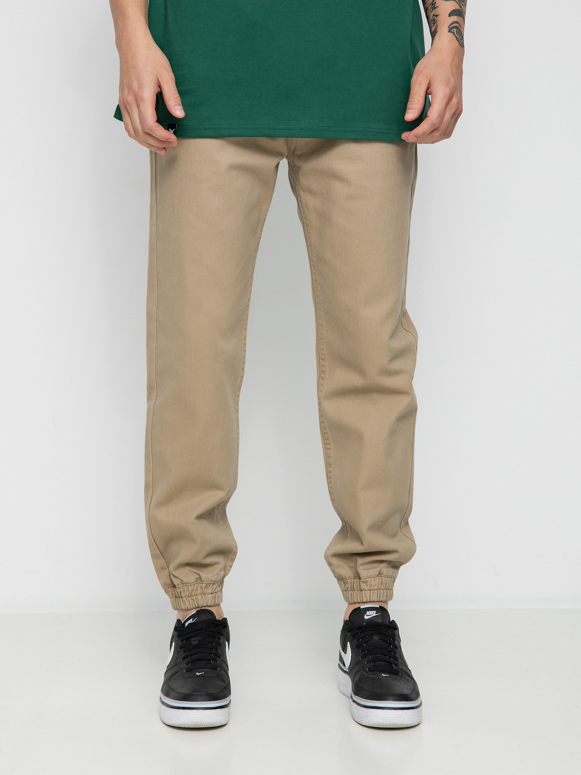 MassDnm Signature Joggers Sneaker Fit Kisnadrág (beige)