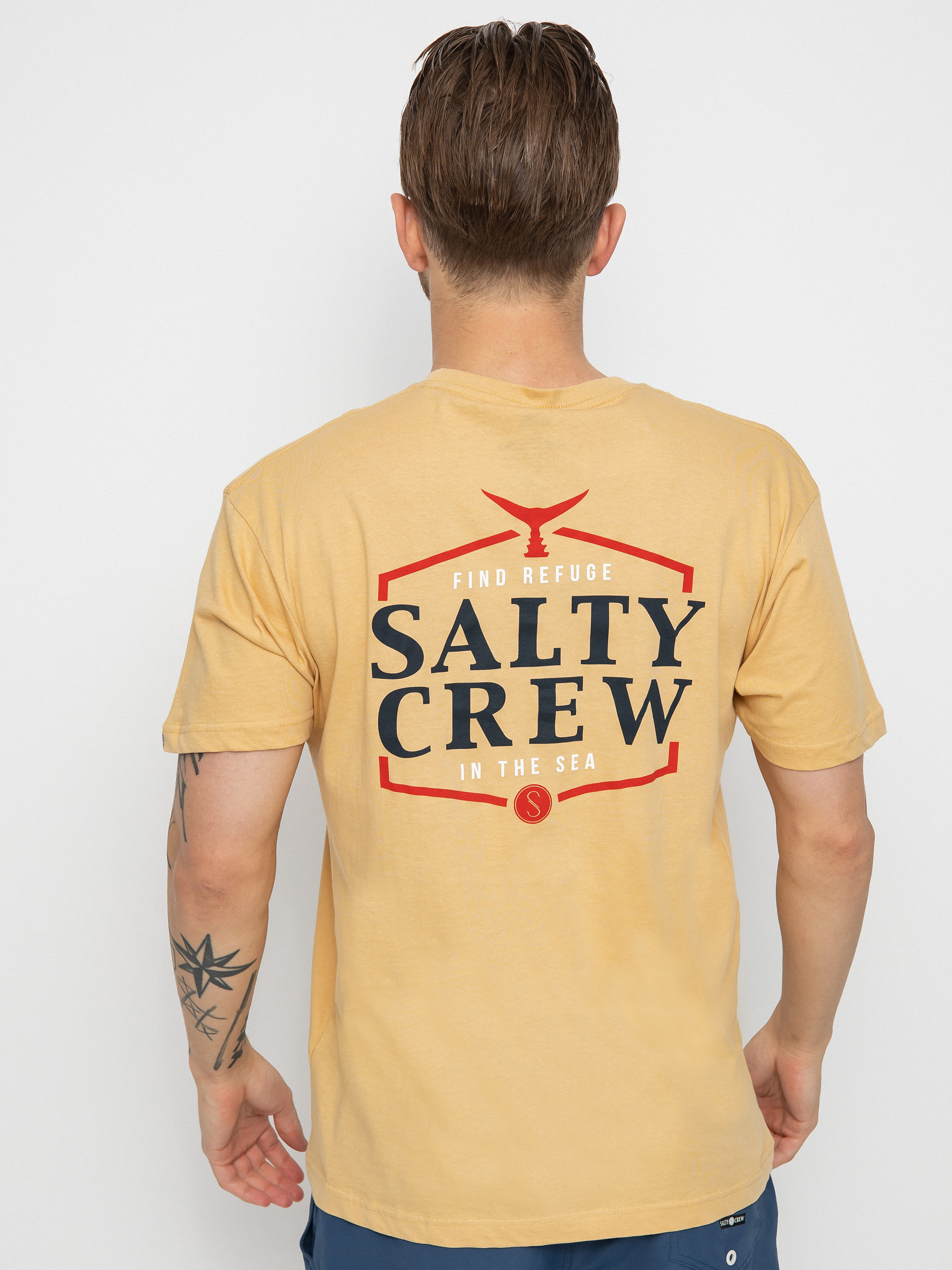 Salty Crew Skipjack póló (camel)