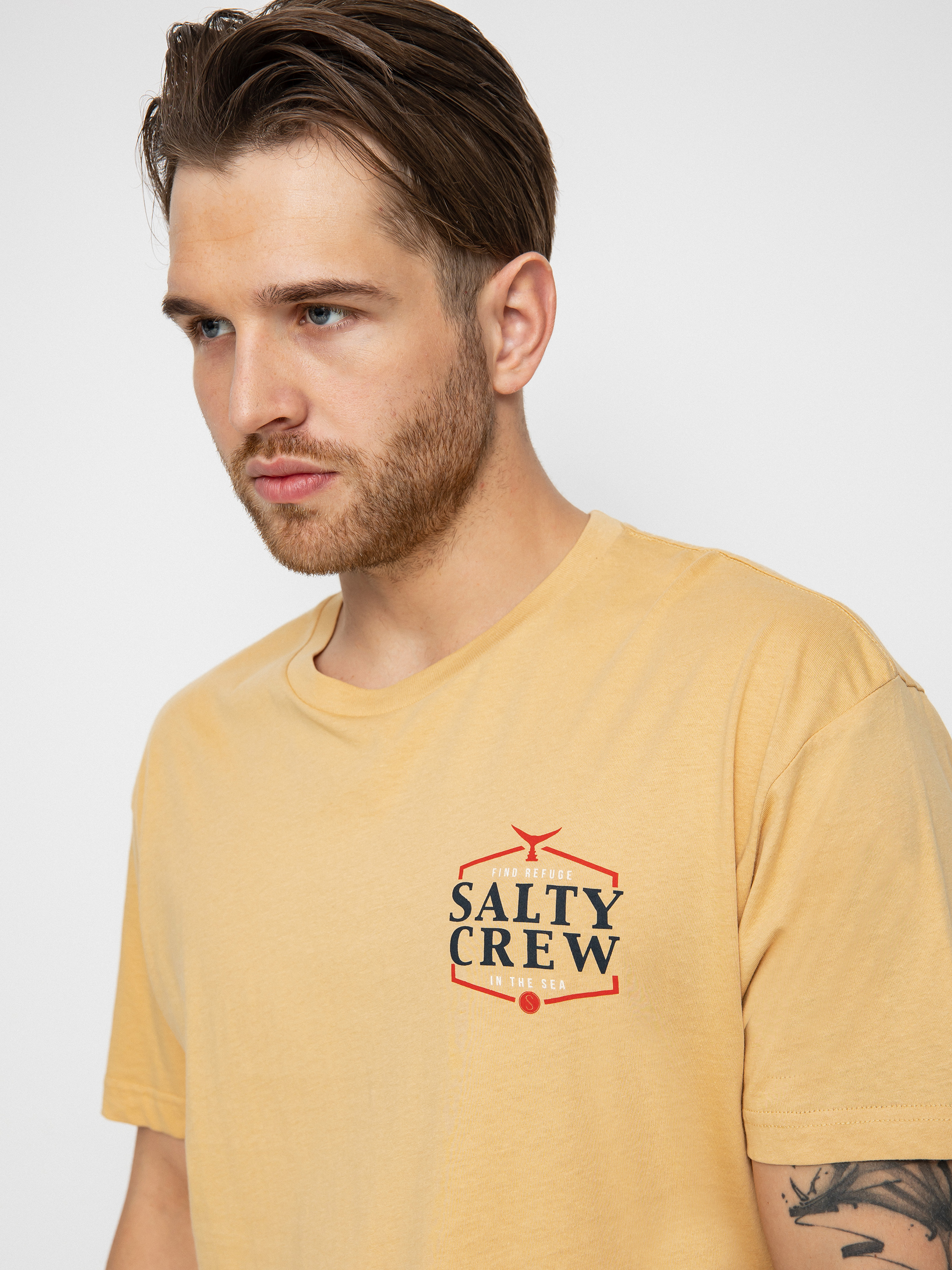 Salty Crew Skipjack póló (camel)