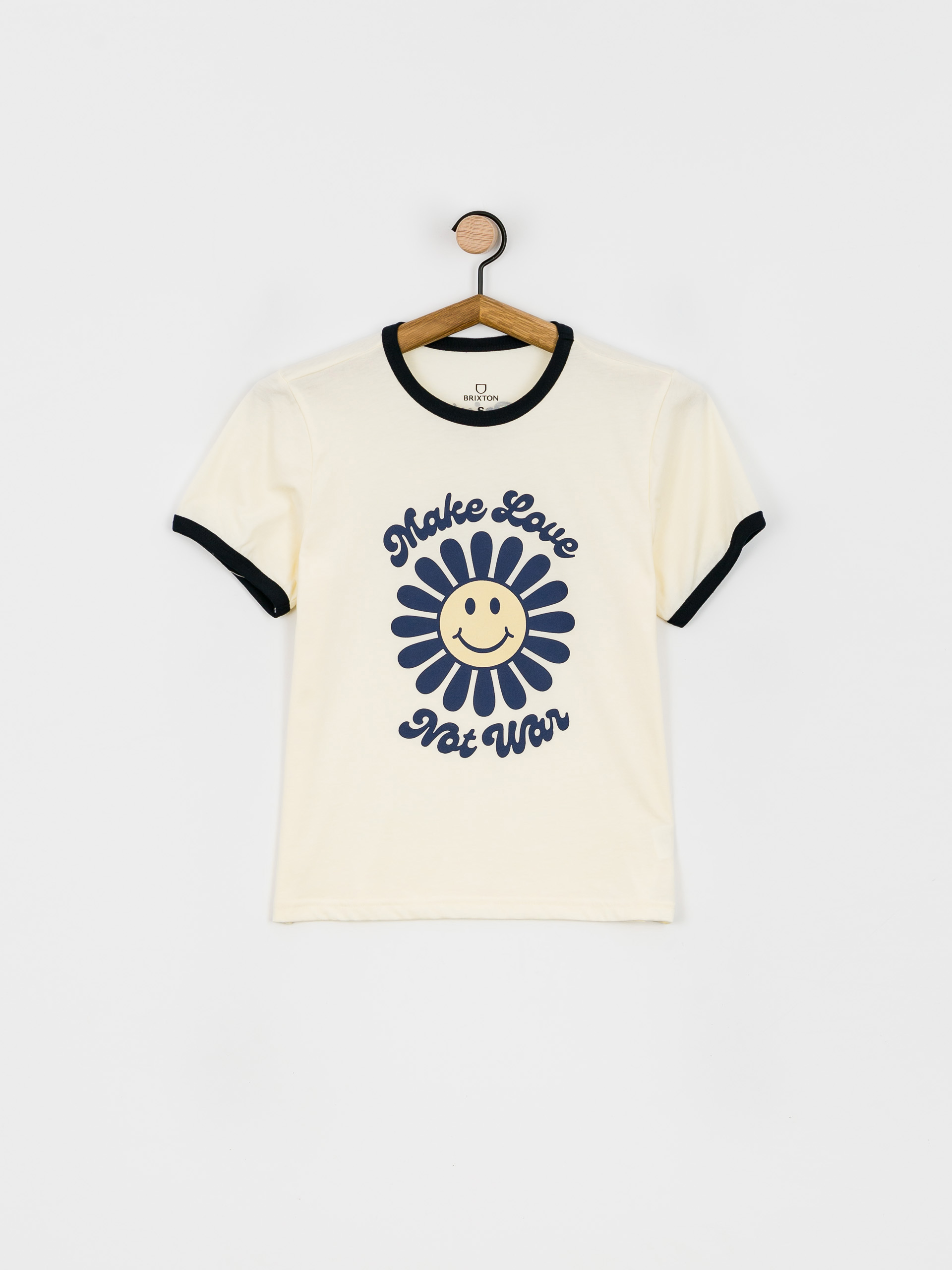 Brixton Love Not War Ringer Póló Wmn (dove)