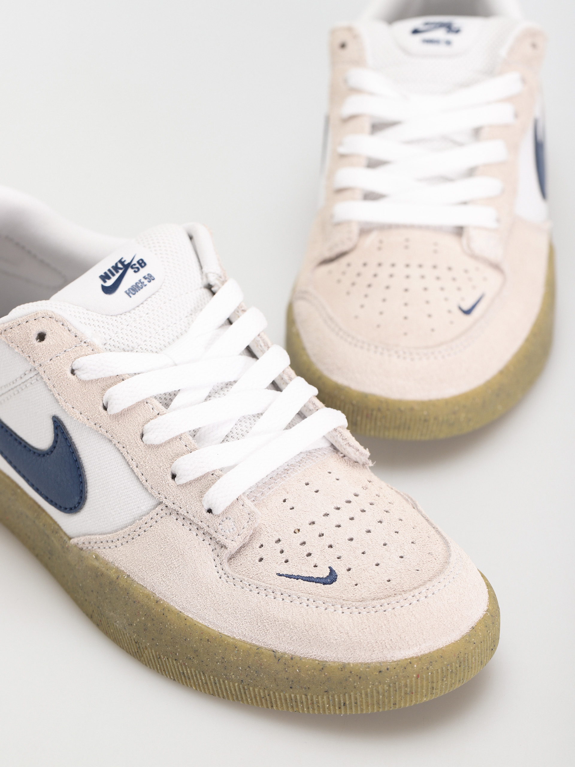 Nike SB Force 58 Cipők (white/navy white gum light brown)