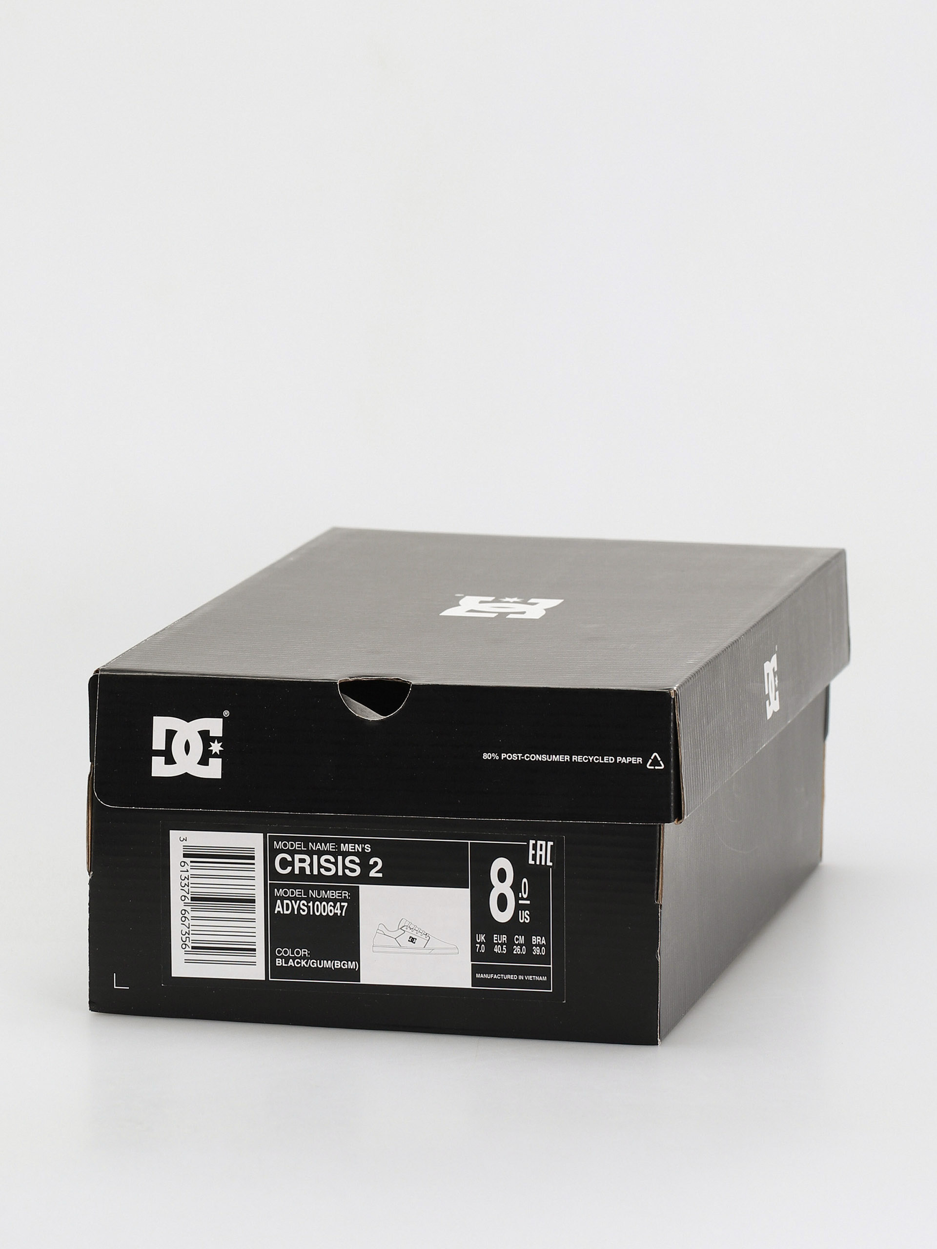 DC Crisis 2 Cipők (black/gum)