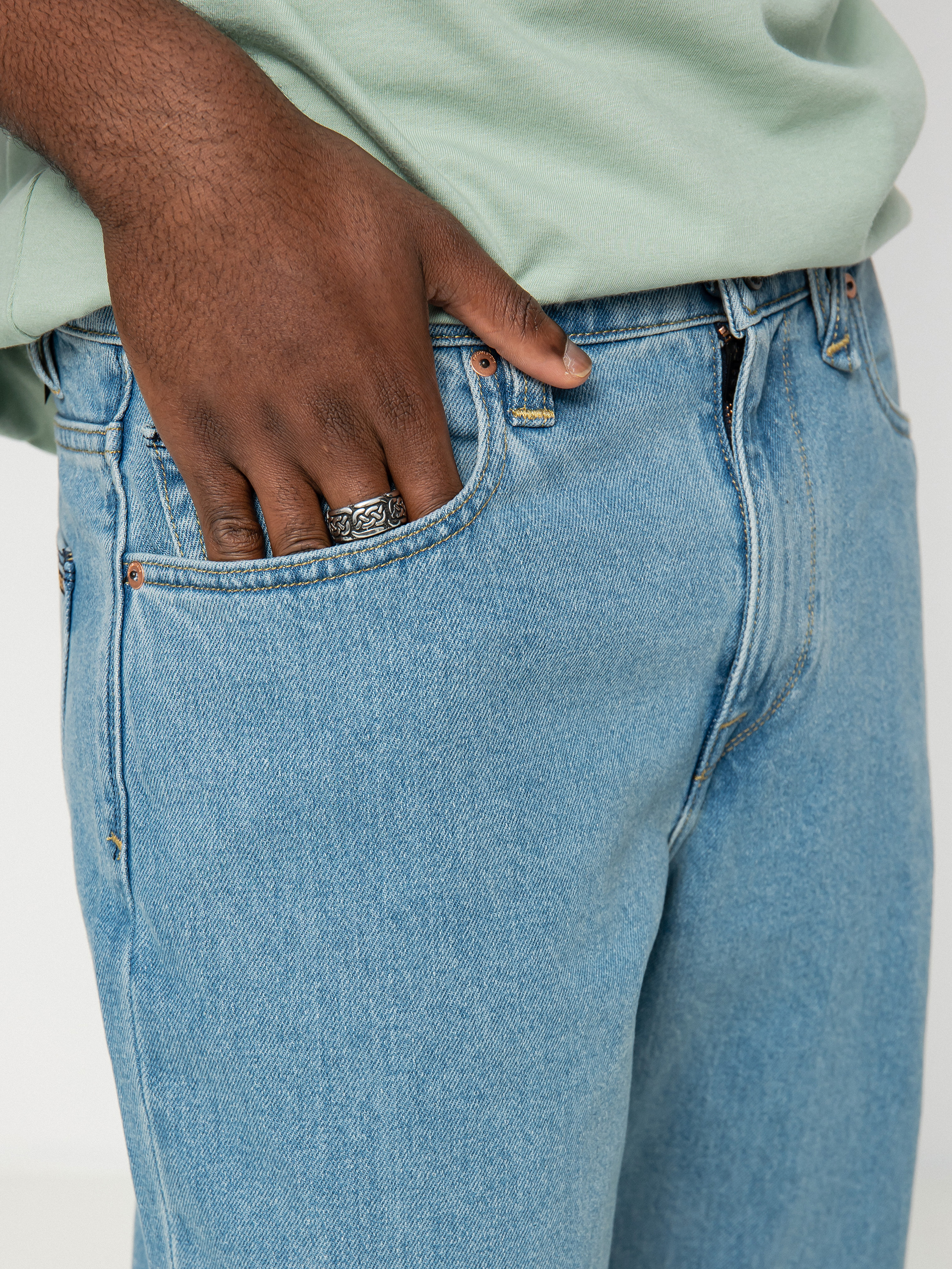 Volcom Modown Tapered Denim Kisnadrág (blue)