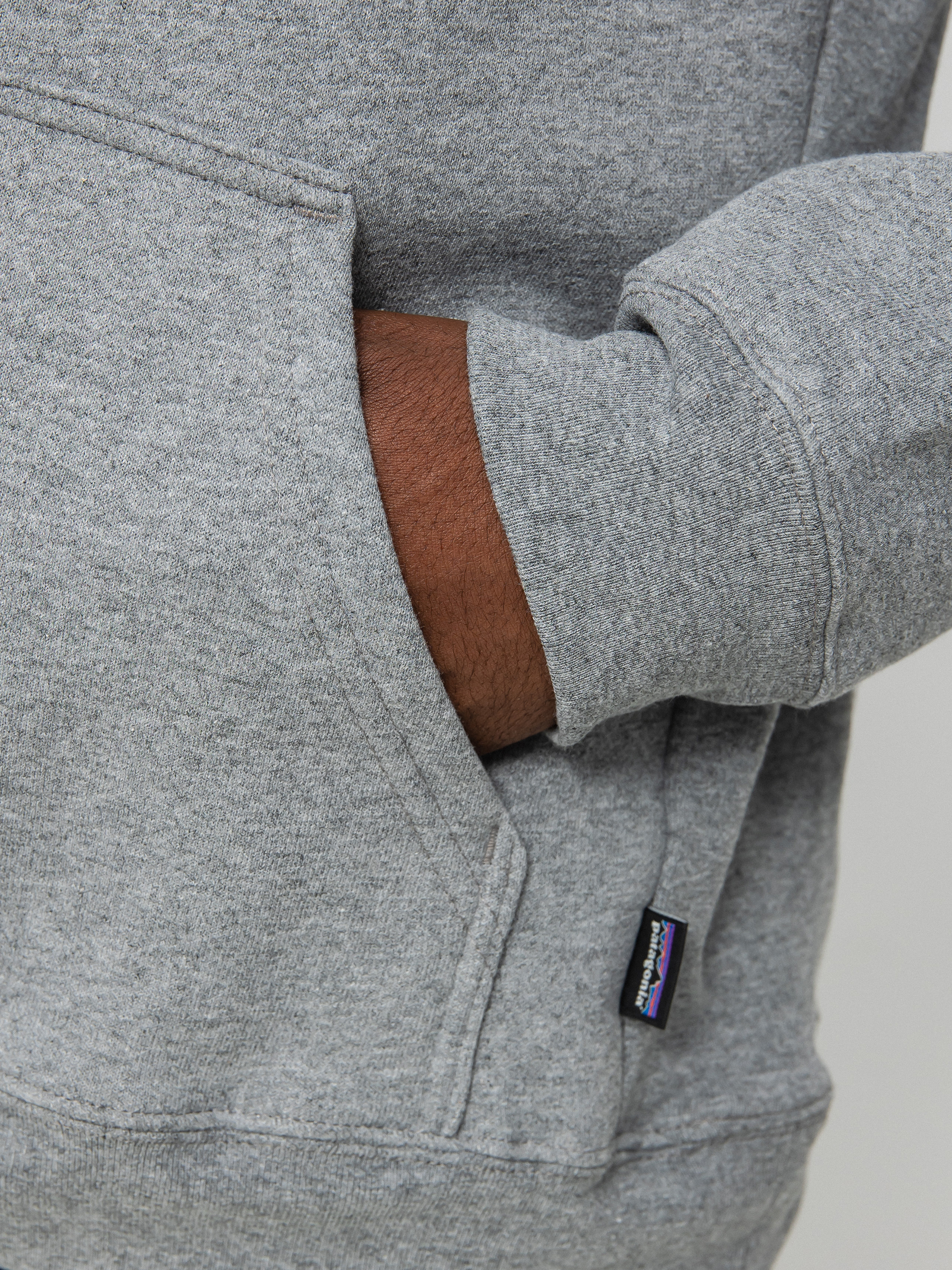 Patagonia Label Uprisal HD Kapucnis pulóver (gravel heather)