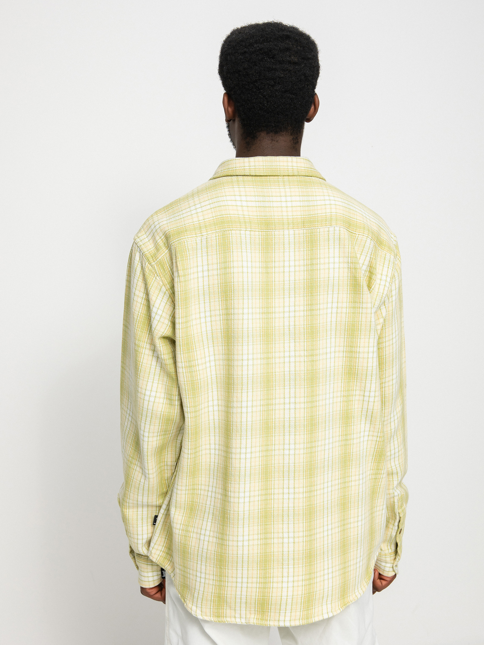 Stussy Beach Plaid Ing (lime)