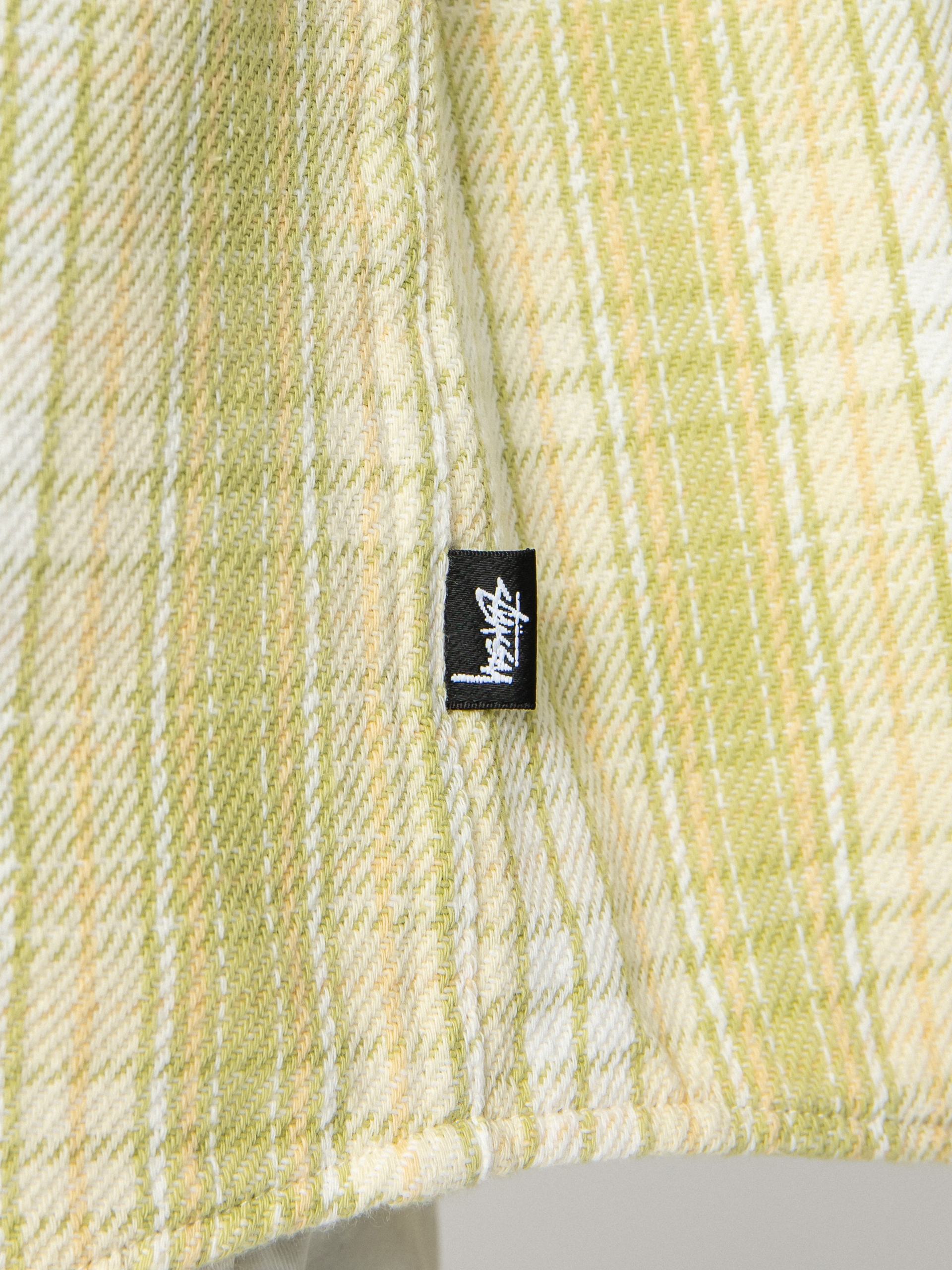 Stussy Beach Plaid Ing (lime)