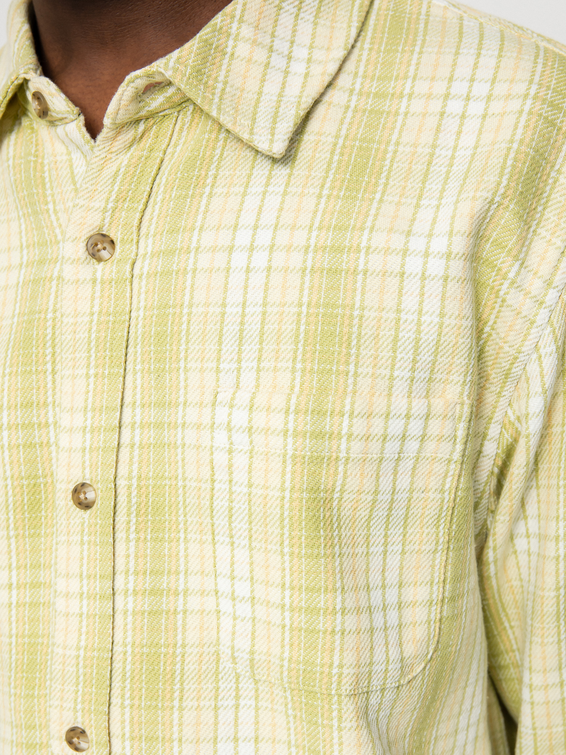 Stussy Beach Plaid Ing (lime)