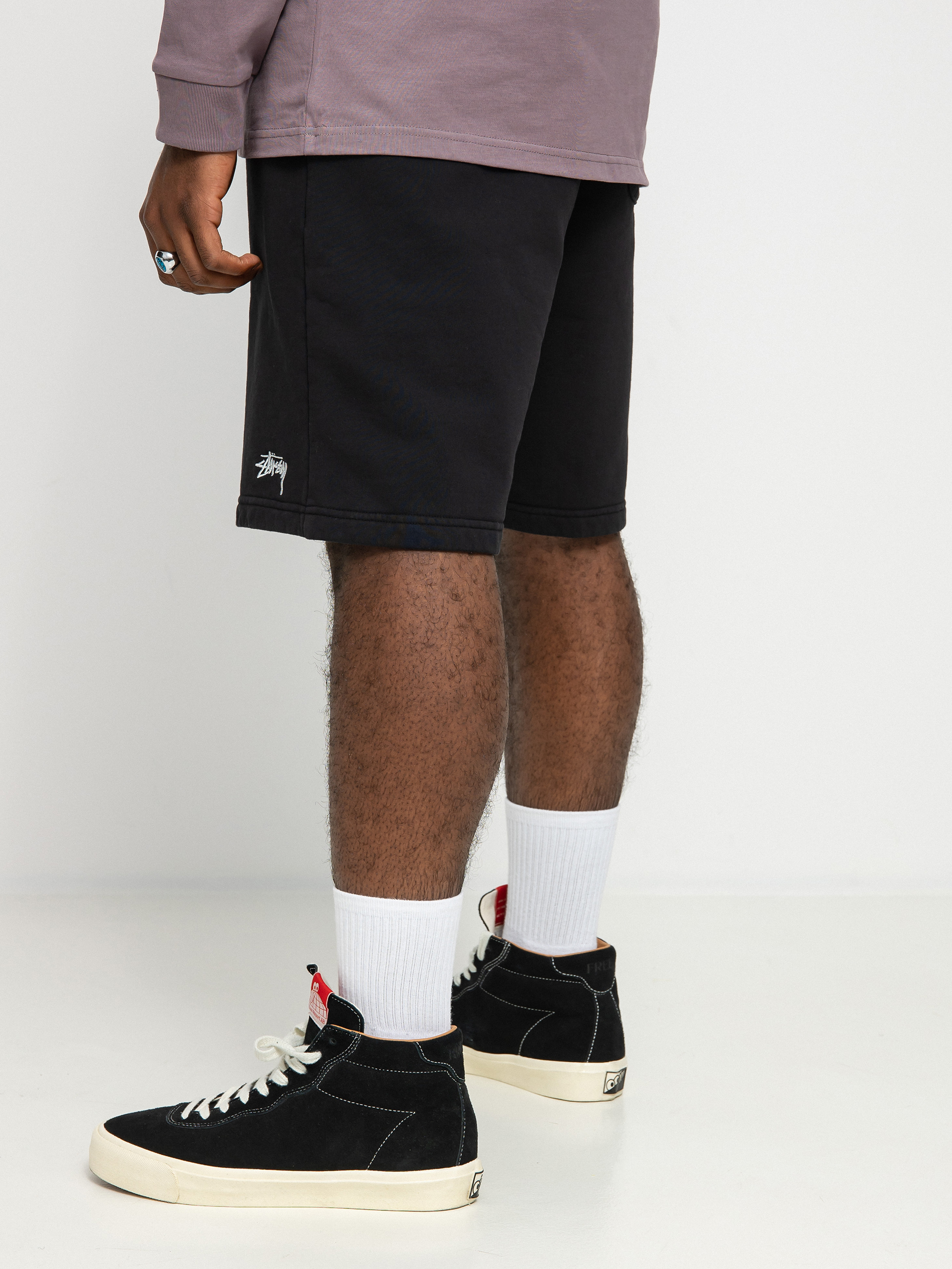 Stussy Stock Logo Rövidnadrág (black)
