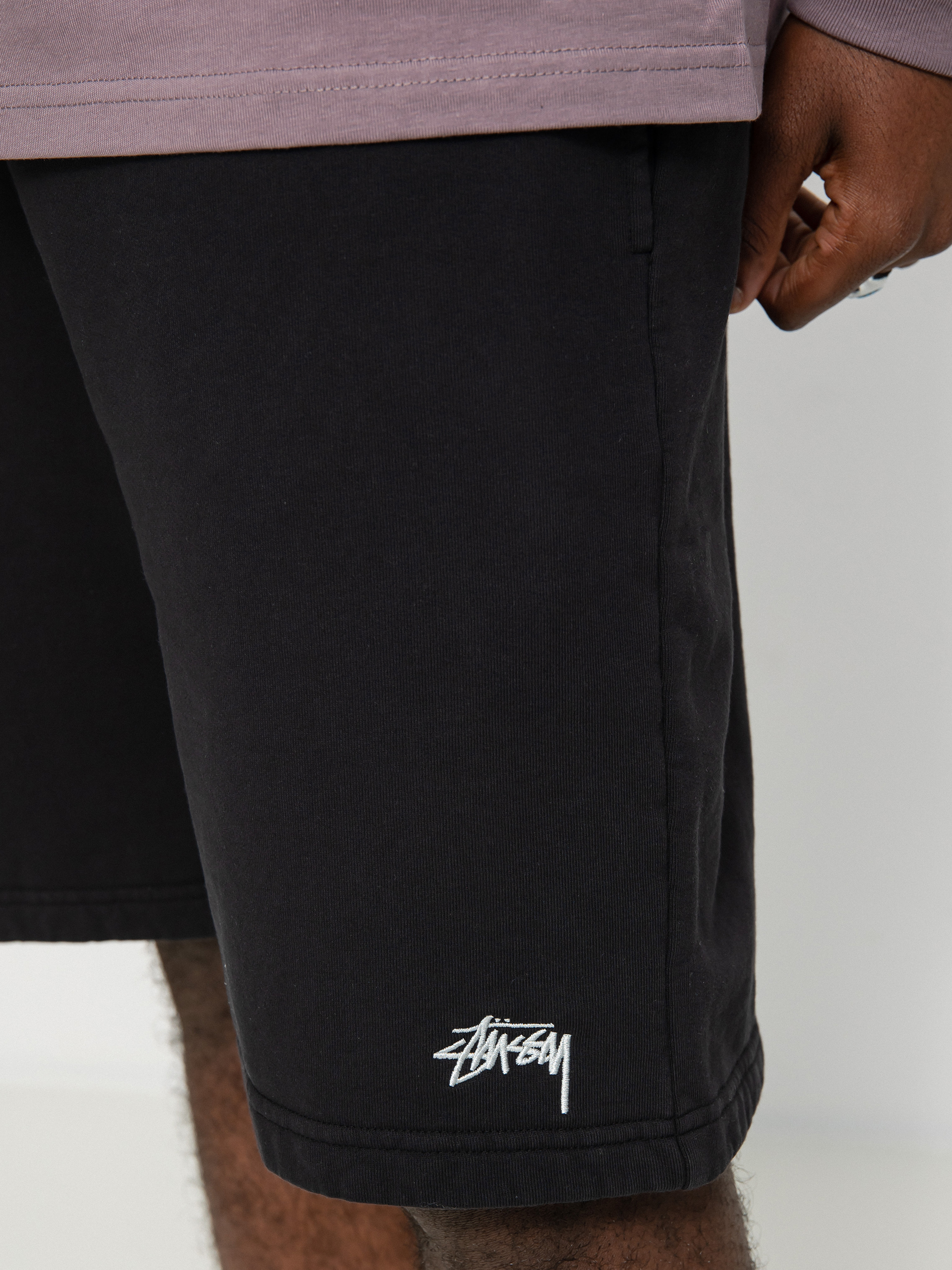Stussy Stock Logo Rövidnadrág (black)