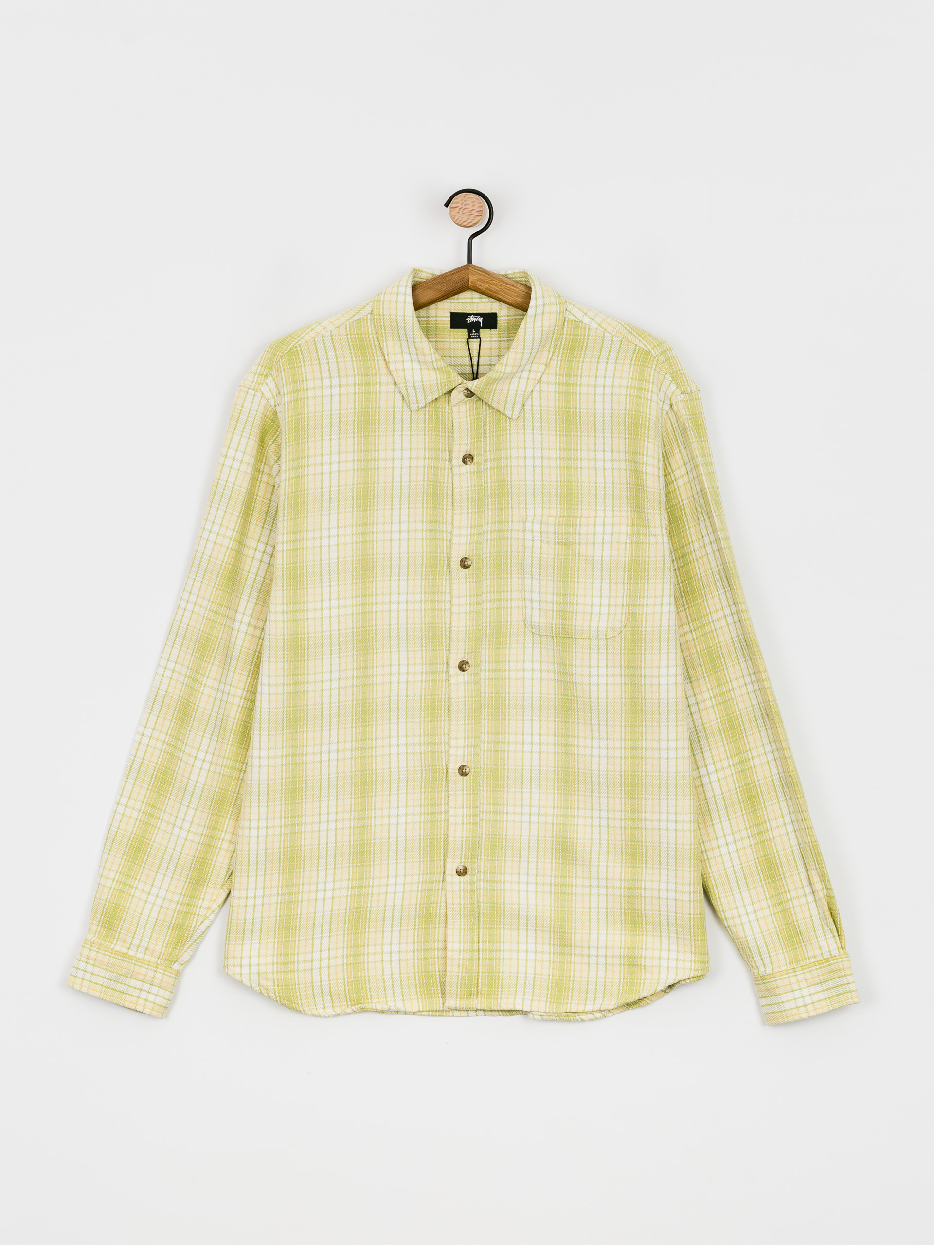 Stussy Beach Plaid Ing (lime)