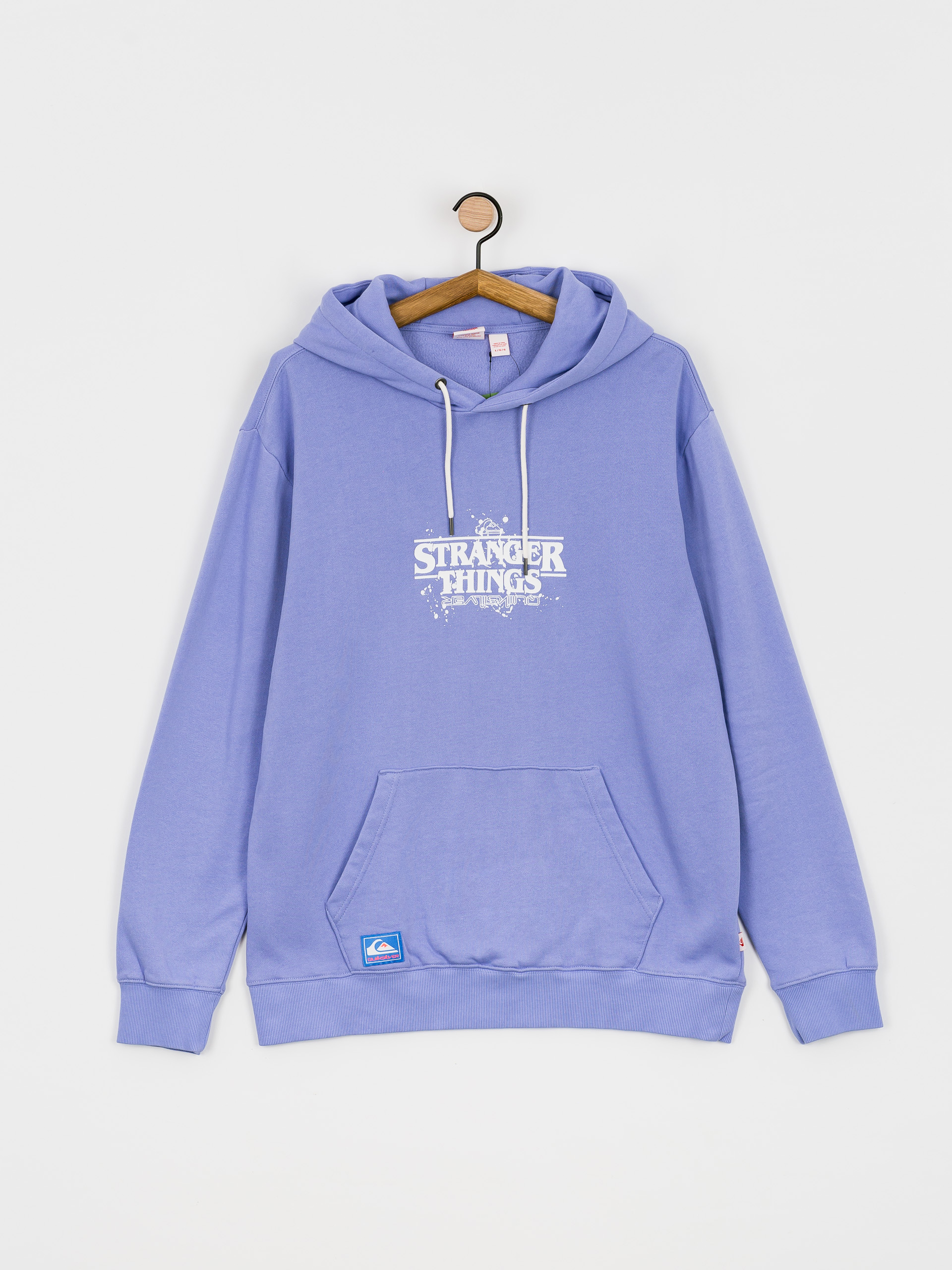 Quiksilver X Stranger Things Official Logo HD Kapucnis pulóver (jacaranda)