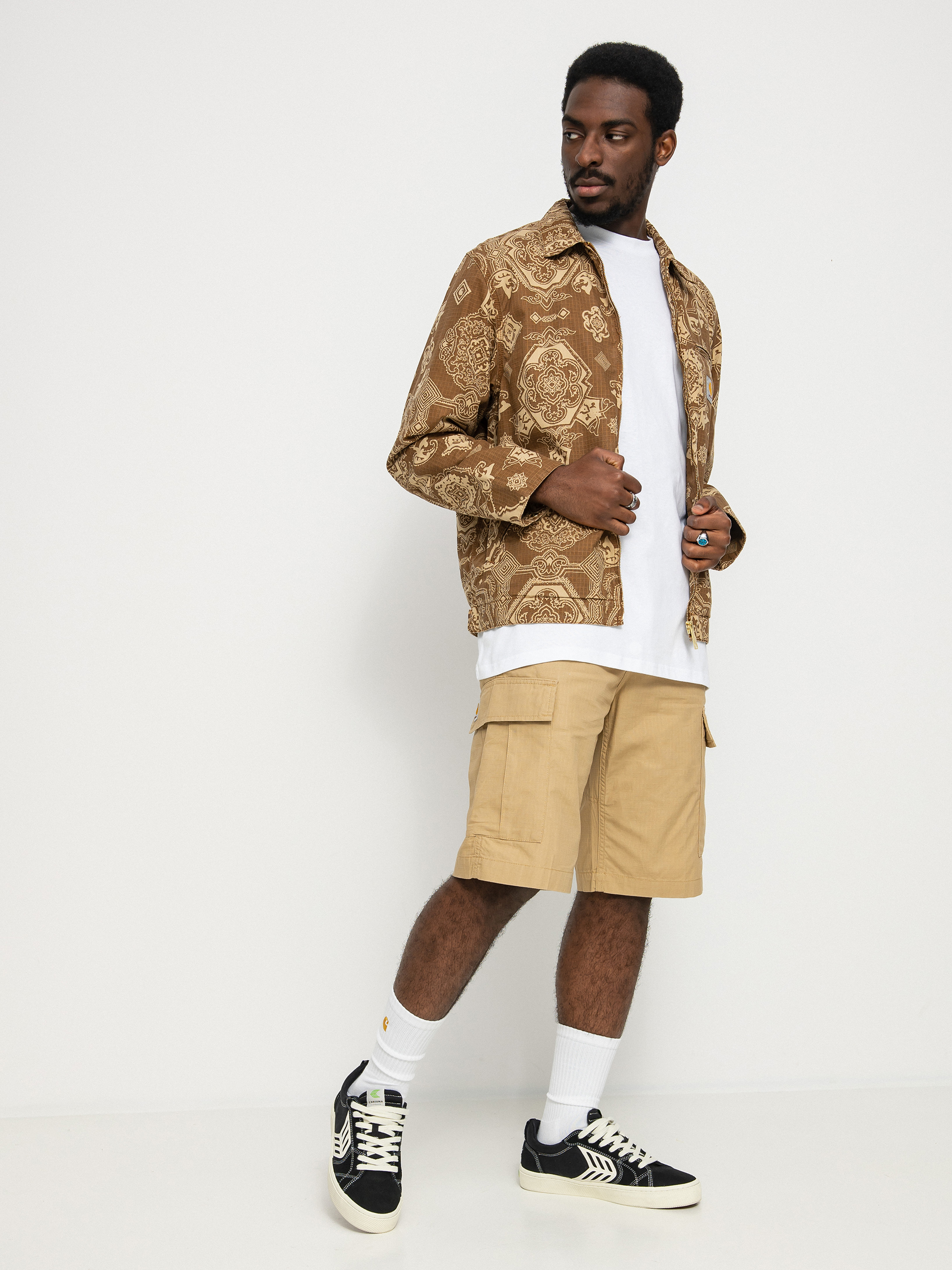 Carhartt WIP Detroit Dzseki (verse print/hamilton brown)