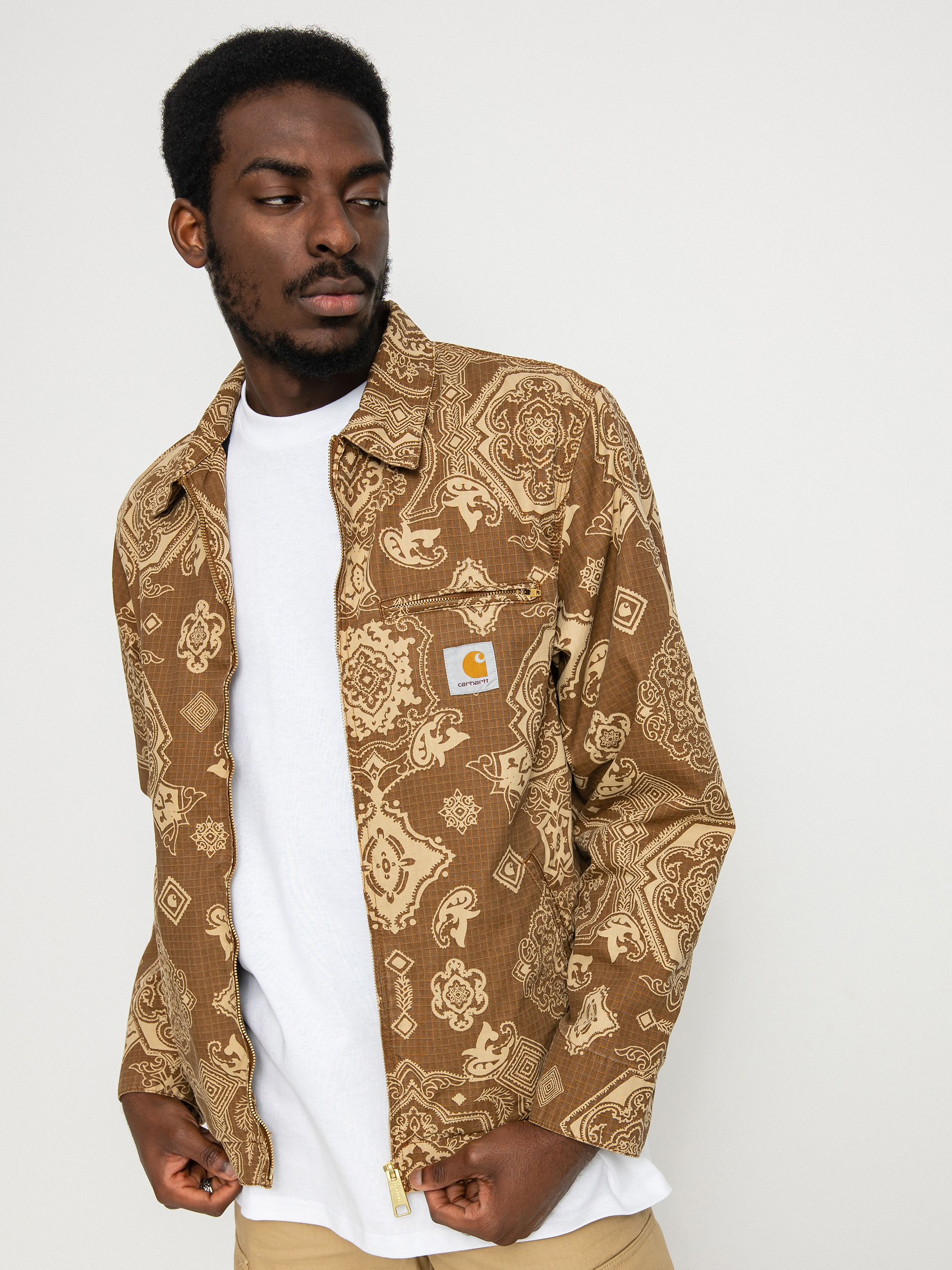Carhartt WIP Detroit Dzseki (verse print/hamilton brown)