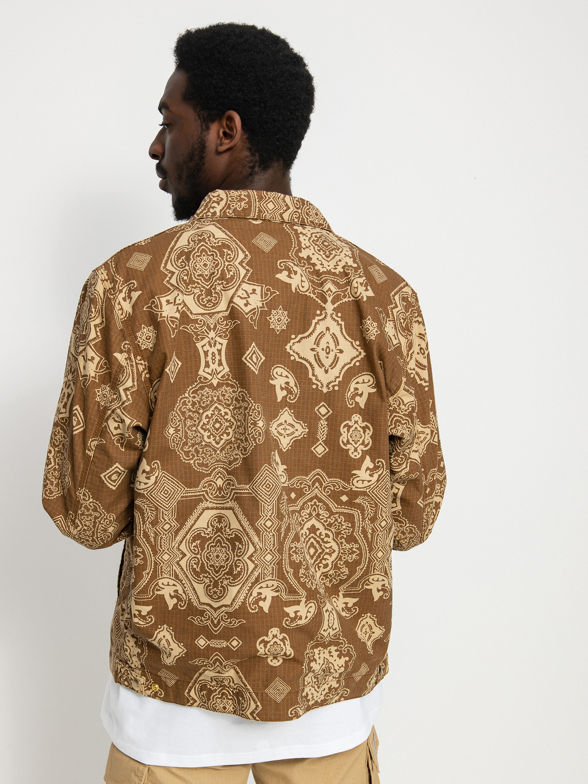 Carhartt WIP Detroit Dzseki (verse print/hamilton brown)
