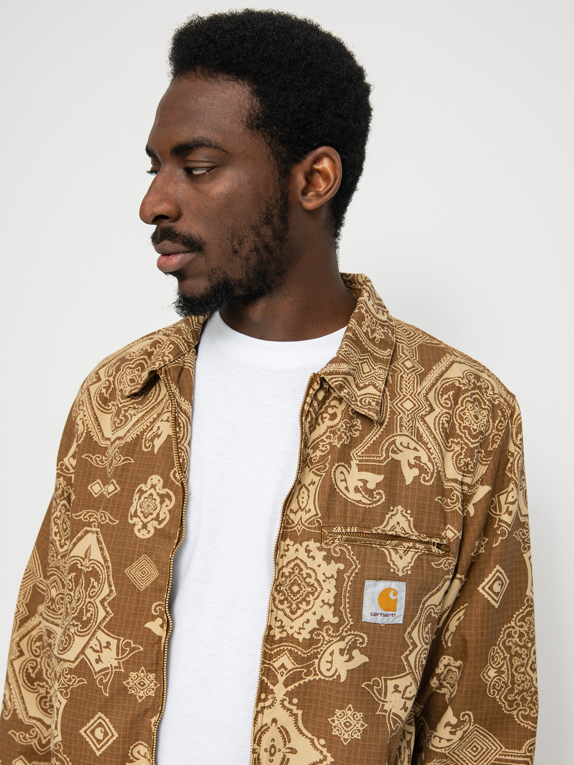 Carhartt WIP Detroit Dzseki (verse print/hamilton brown)