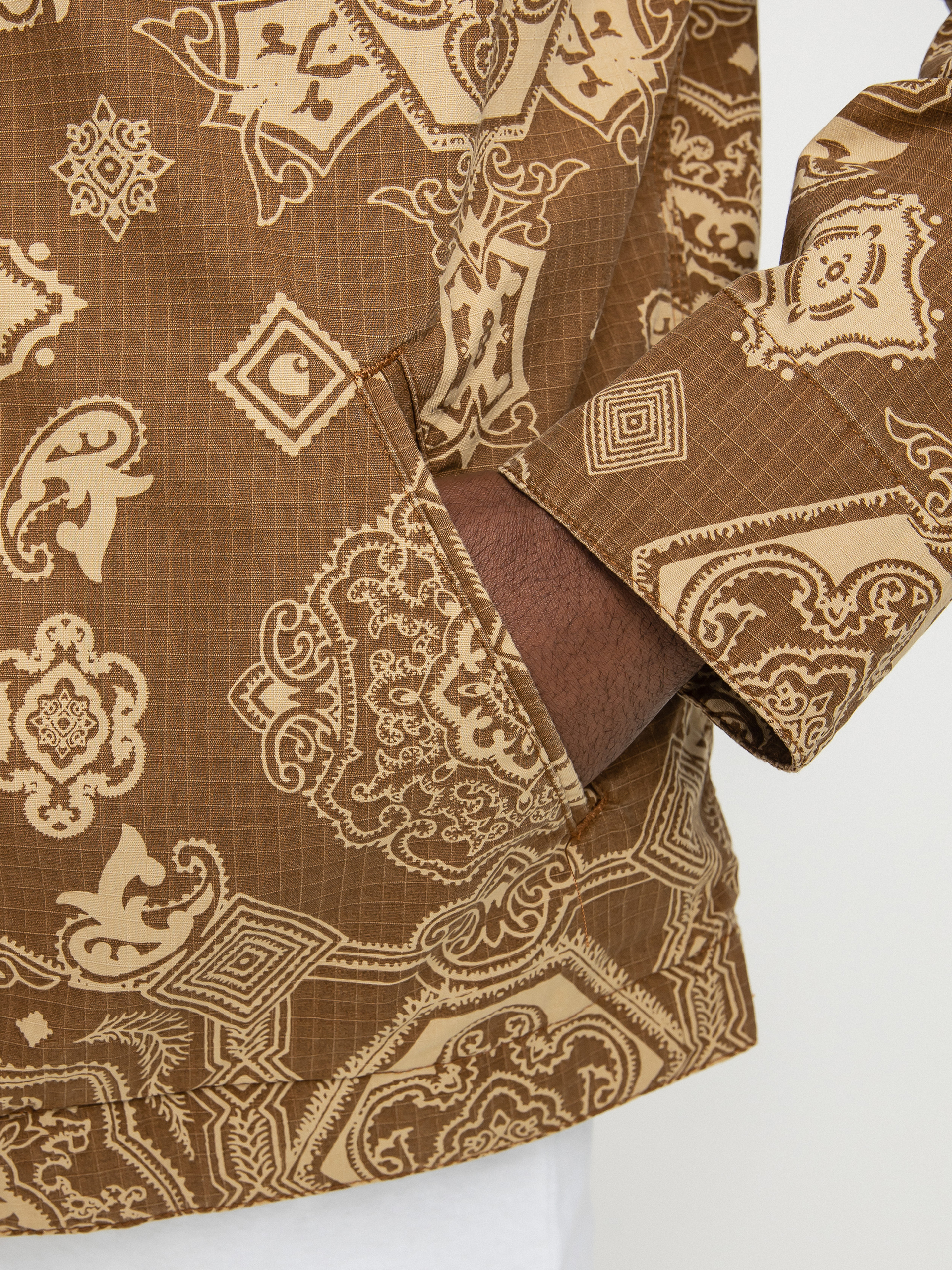 Carhartt WIP Detroit Dzseki (verse print/hamilton brown)